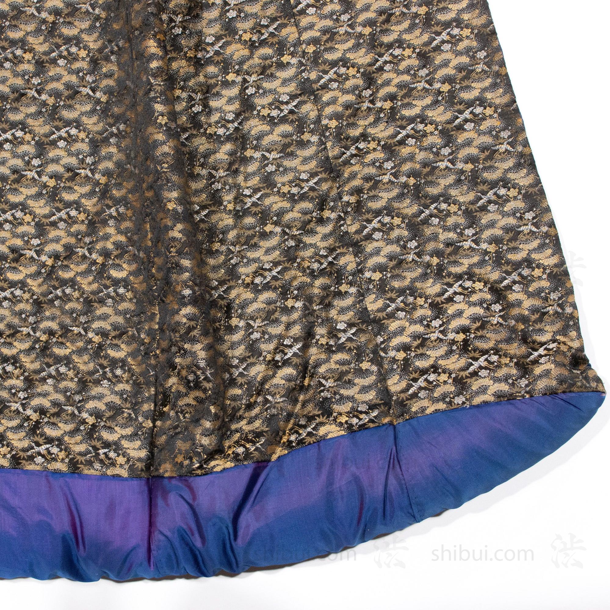 Brocade Pine & Crane Uchikake | Meiji Era