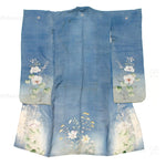 Beautifully Hand Painted Yuzen Dyed ` Furisode Kimono