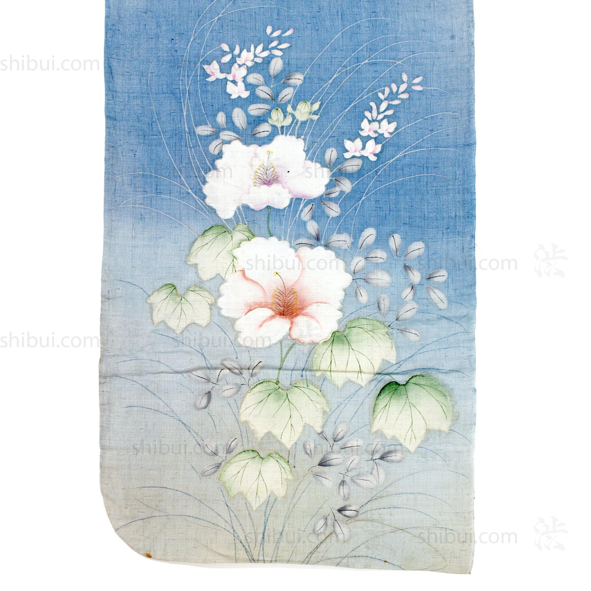 Beautifully Hand Painted Yuzen Dyed ` Furisode Kimono
