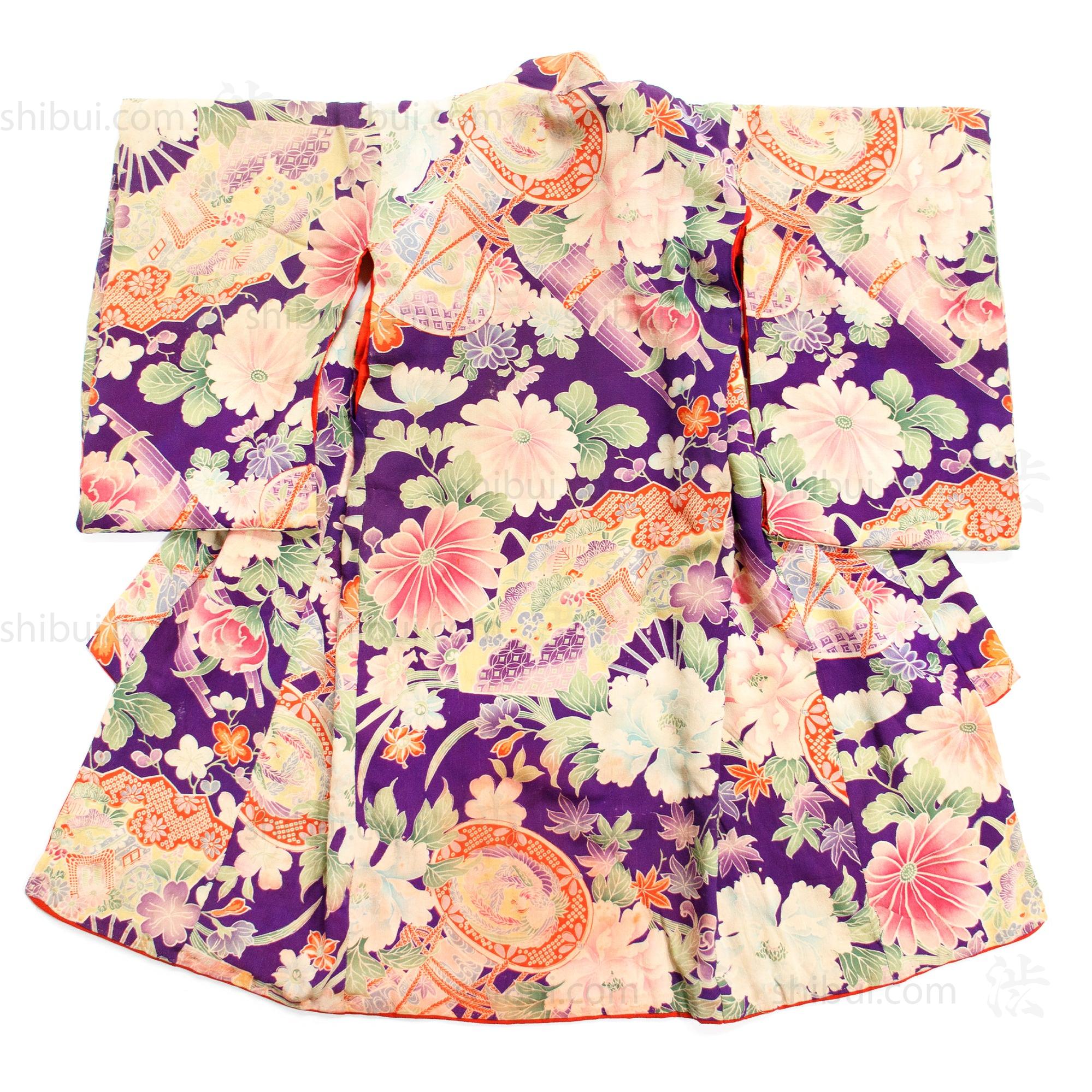 Small Taisho Era Girls Kimono