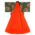 Lobster Uchikake | Japanese Antique Quilted Kimono