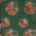 Lobster Uchikake | Japanese Antique Quilted Kimono