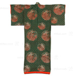 Lobster Uchikake | Japanese Antique Quilted Kimono