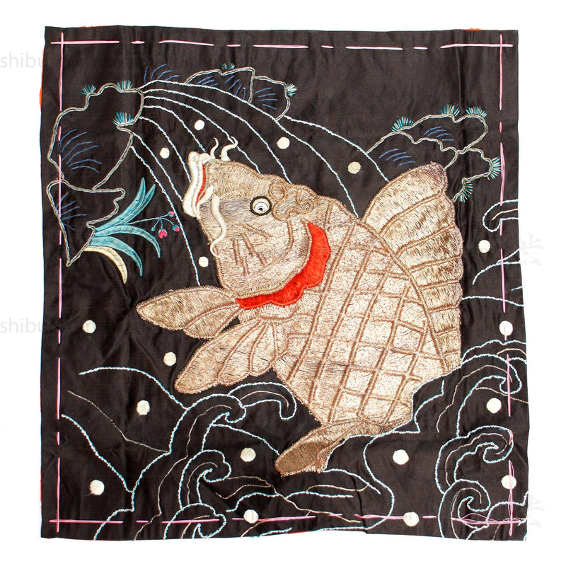 Koi Fukusa Japanese Antique Gift Cover