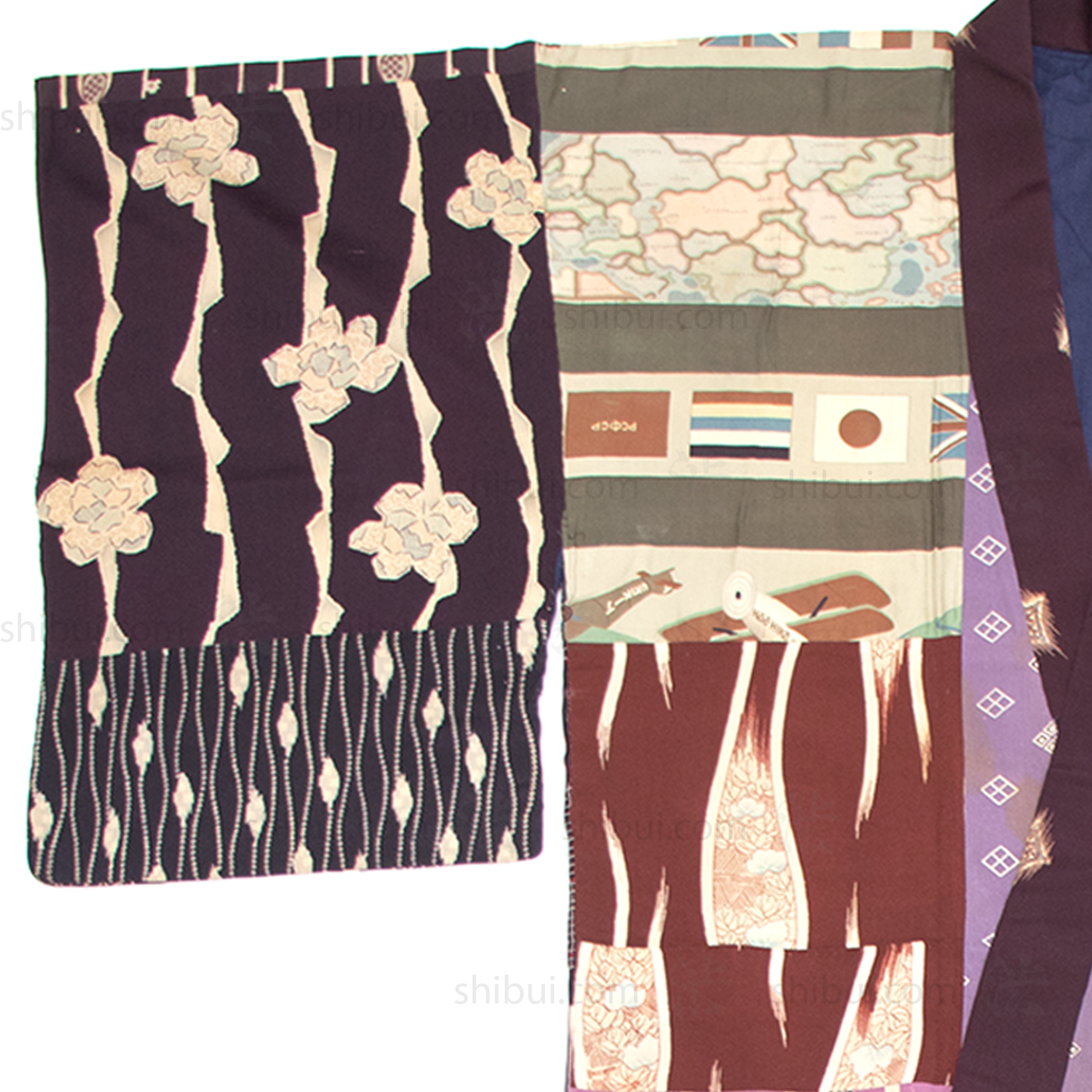 Rare Yosegire Propaganda Patchwork Kimono