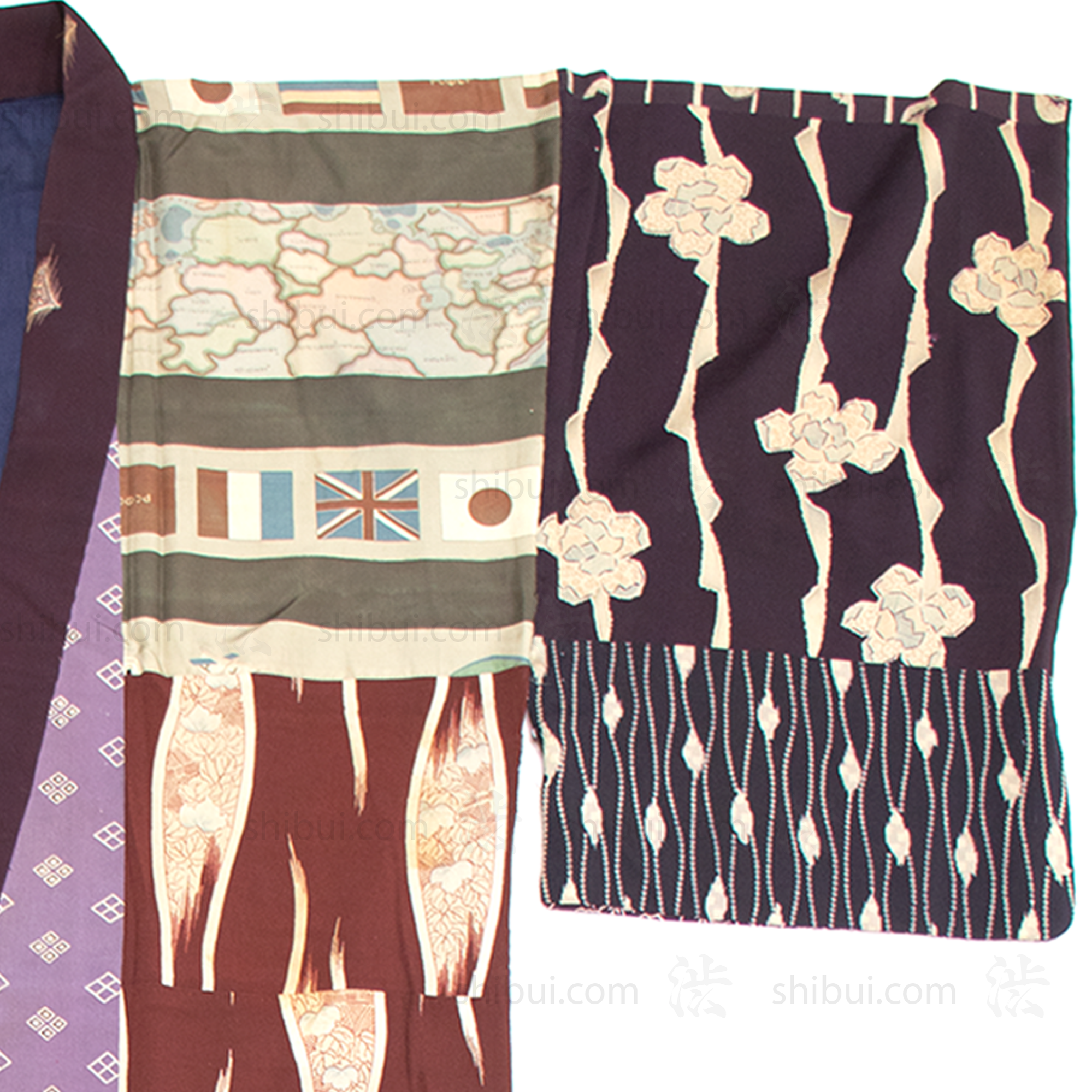 Rare Yosegire Propaganda Patchwork Kimono