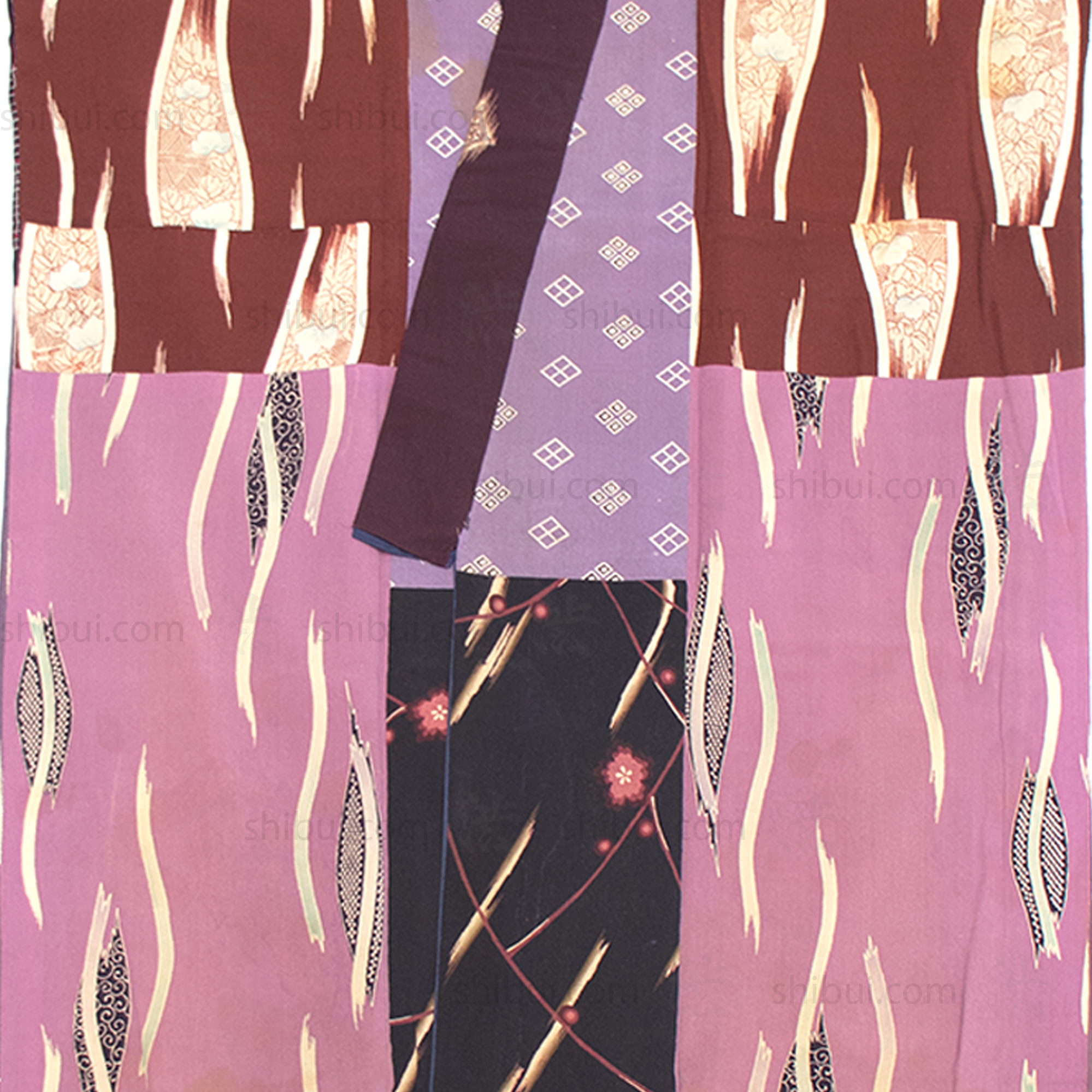 Rare Yosegire Propaganda Patchwork Kimono