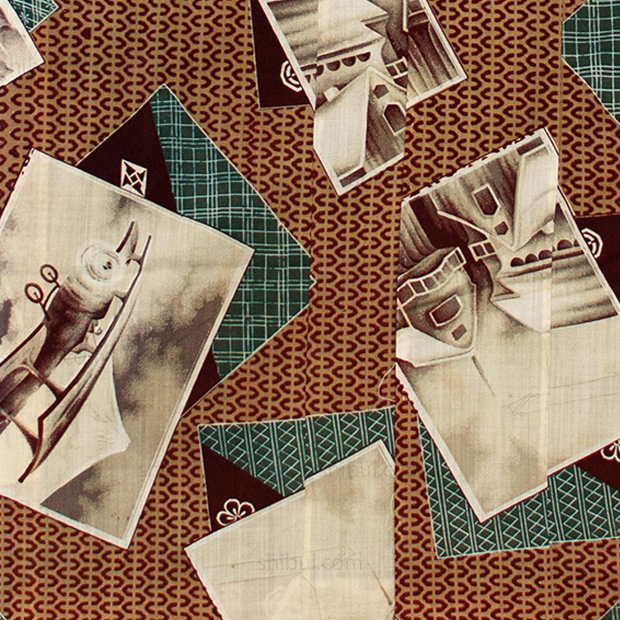 1930s Vintage Propaganda Biplane Men's Kimono