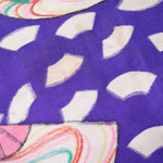 Festive Meisen Silk Haori with Top and Fan Motif