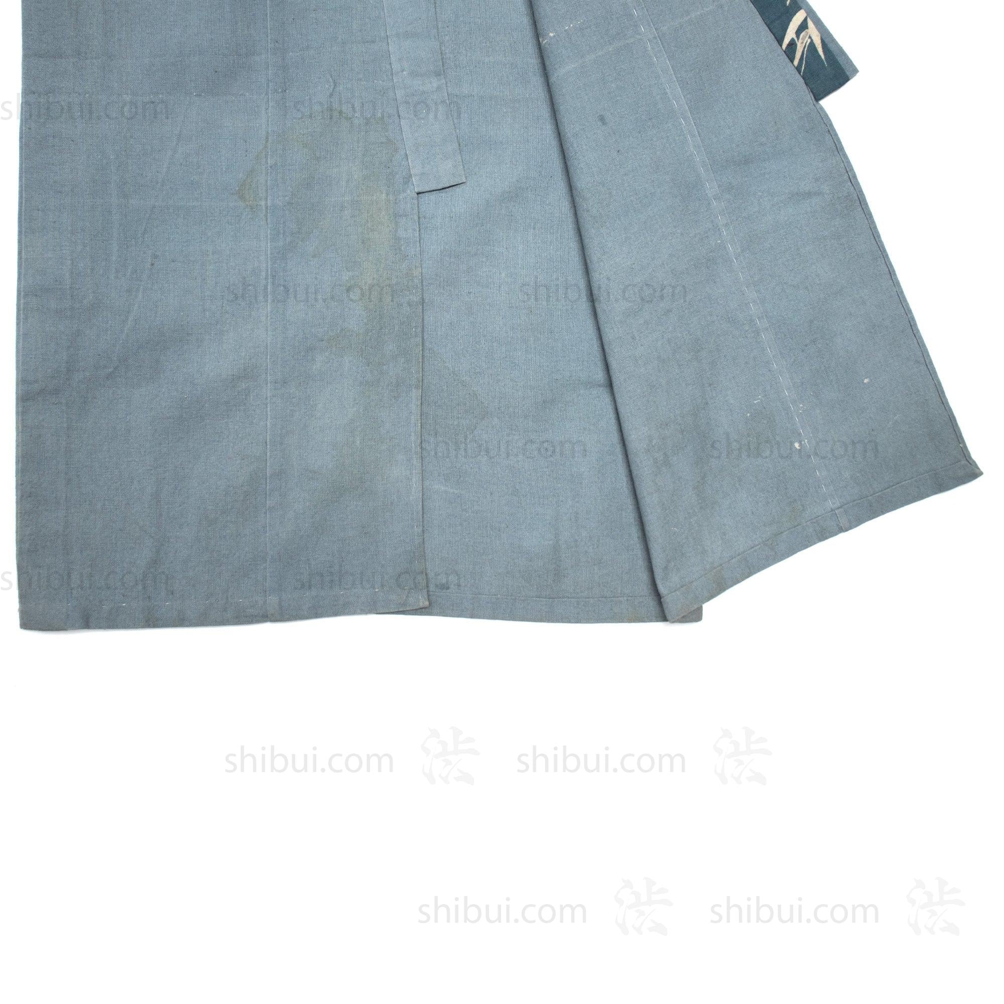 Japanese Boys's Formal Kimono with Nami Usagi - Rabbit and Wave Motif