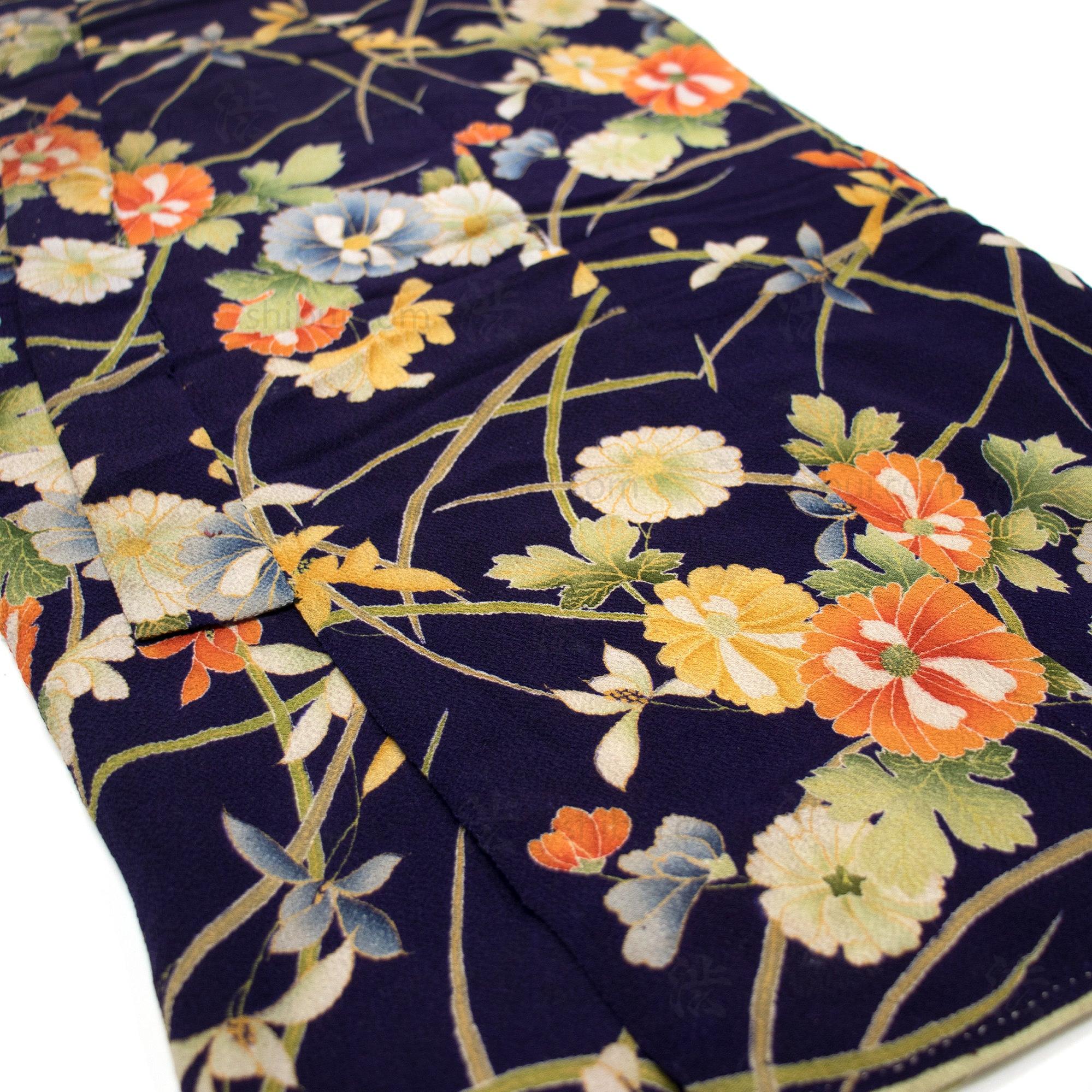 Taisho Era Girls Chirimen Kimono