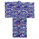 Meisen Waves & Lily Silk Kimono