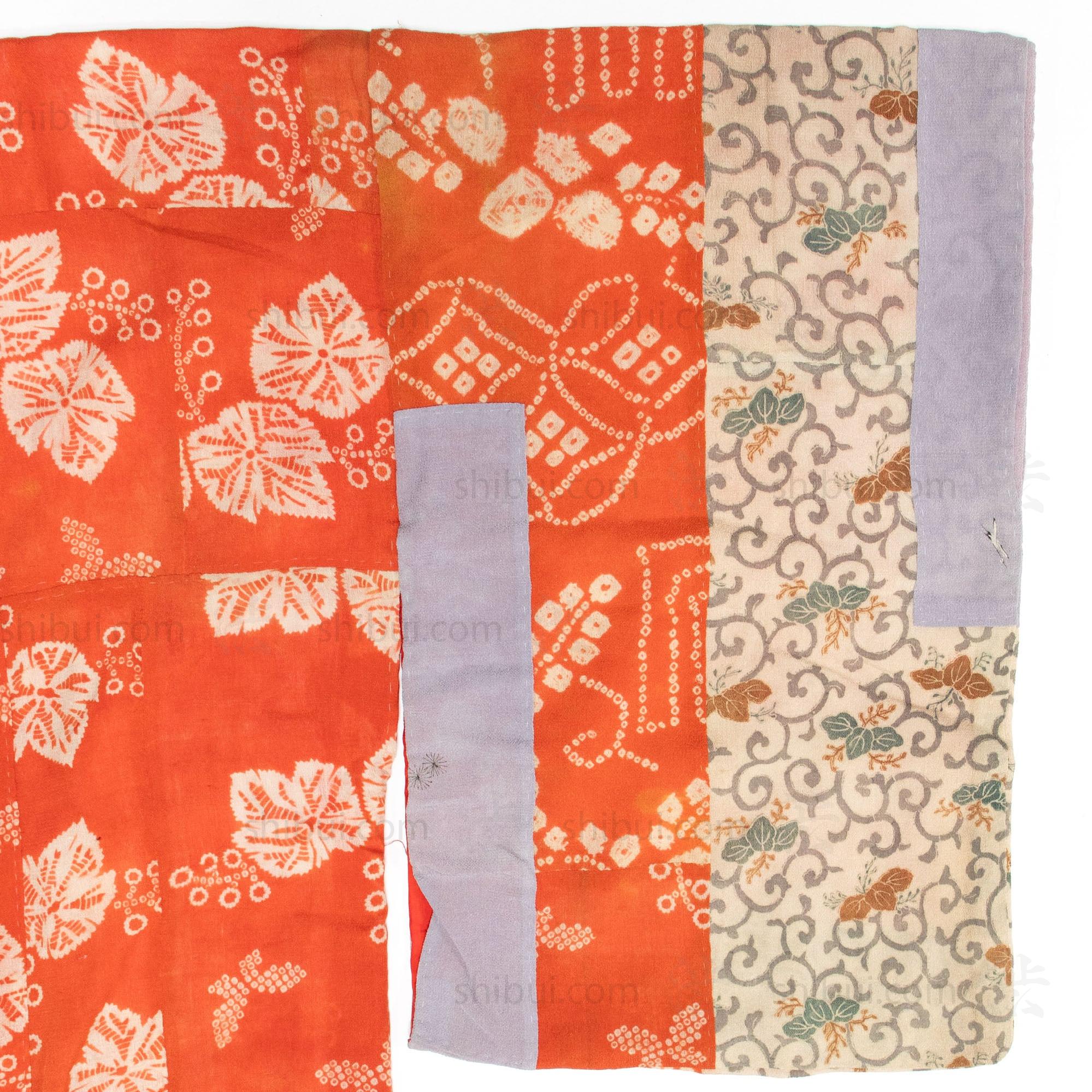 Yosegire Chirimen Patchwork Kimono