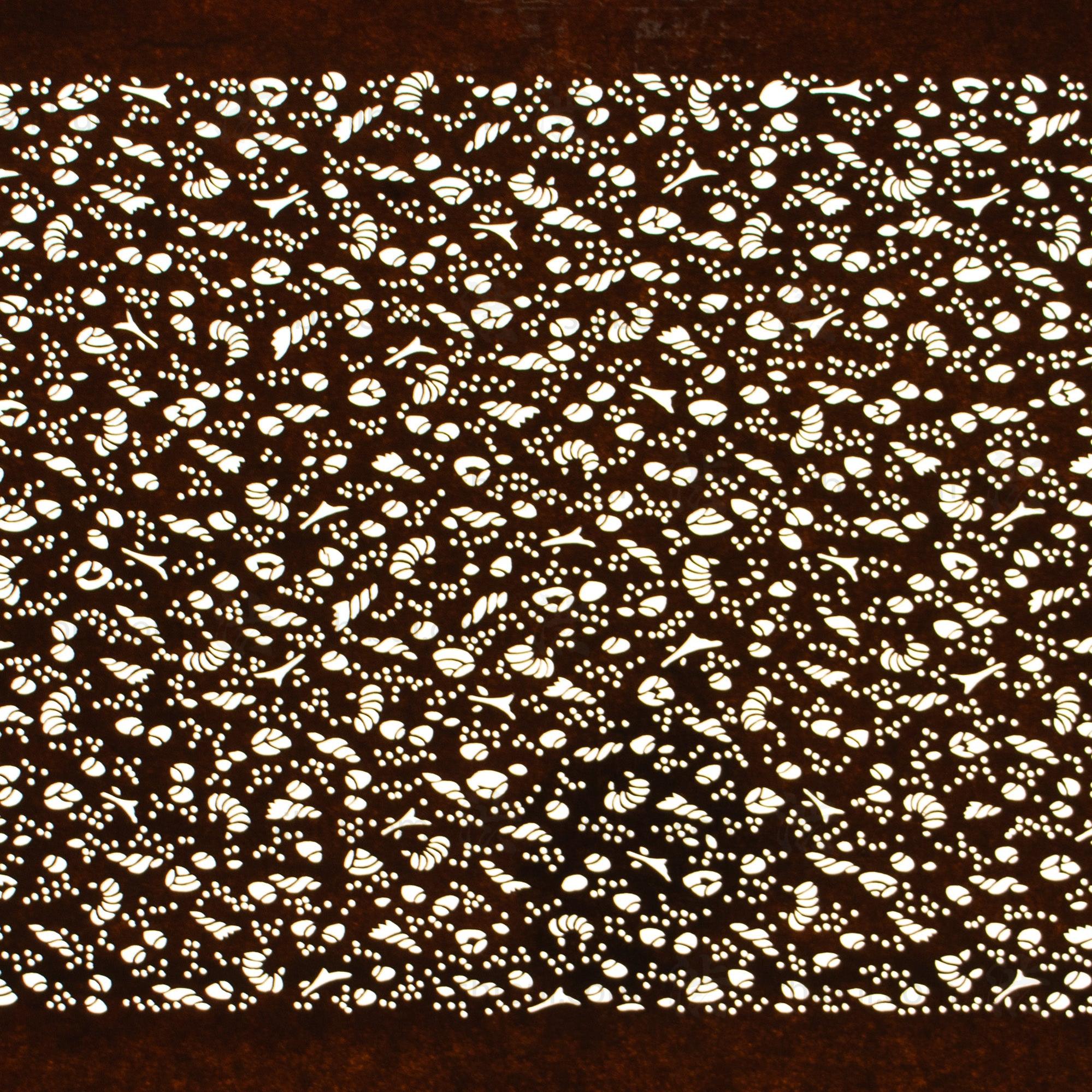 Hand Cut Edo Komon Katagami | Japanese Lacquered Paper Stencil