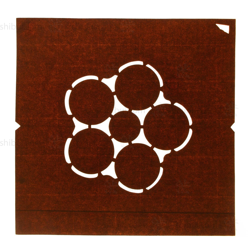 Katagami | Japanese Stencil of a Mon Family Crest