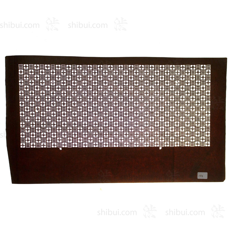 Katagami Japanese Lacquered Paper Stencil