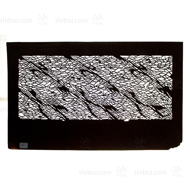 Katagami Japanese Lacquered Paper Stencil