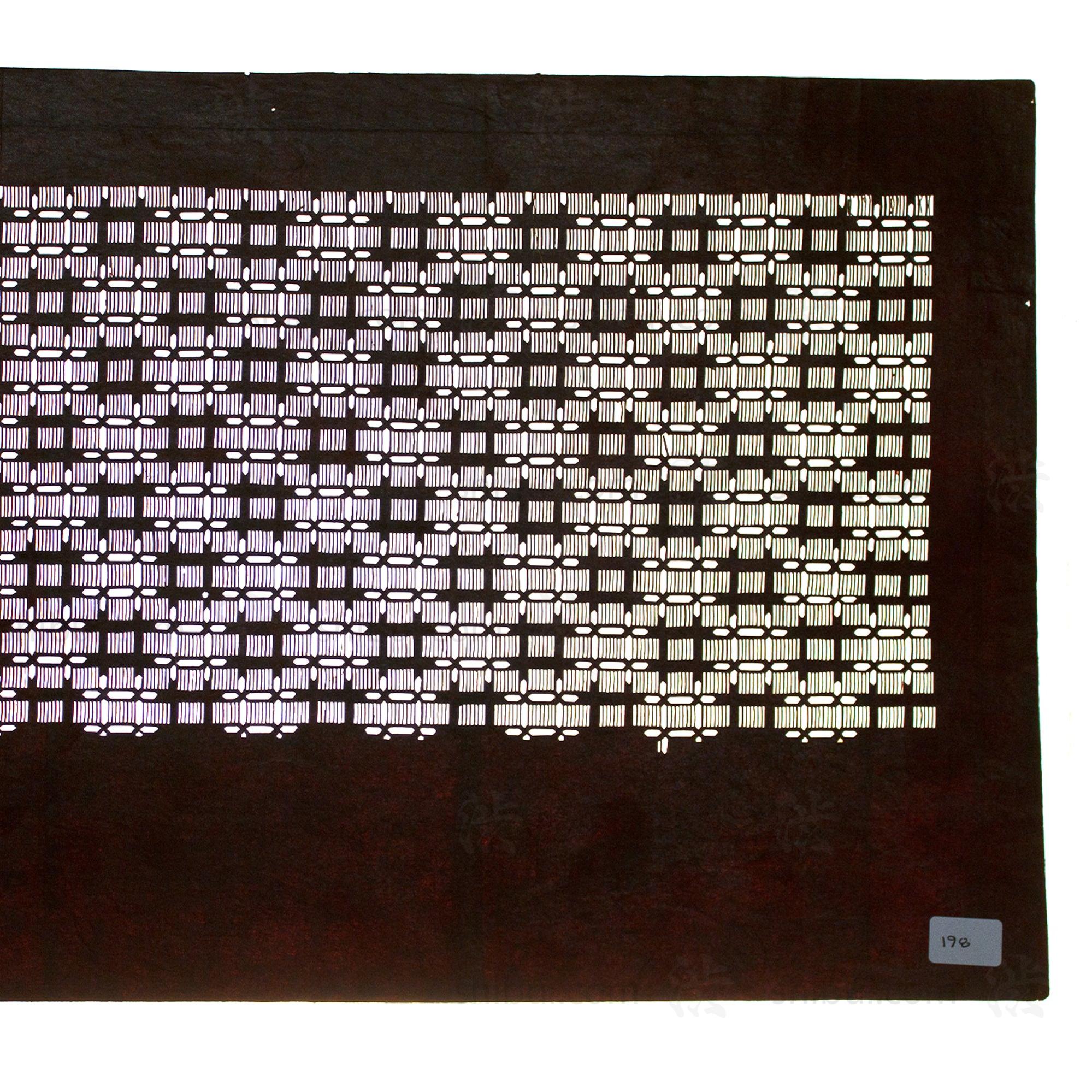 Katagami Japanese Lacquered Paper Stencil