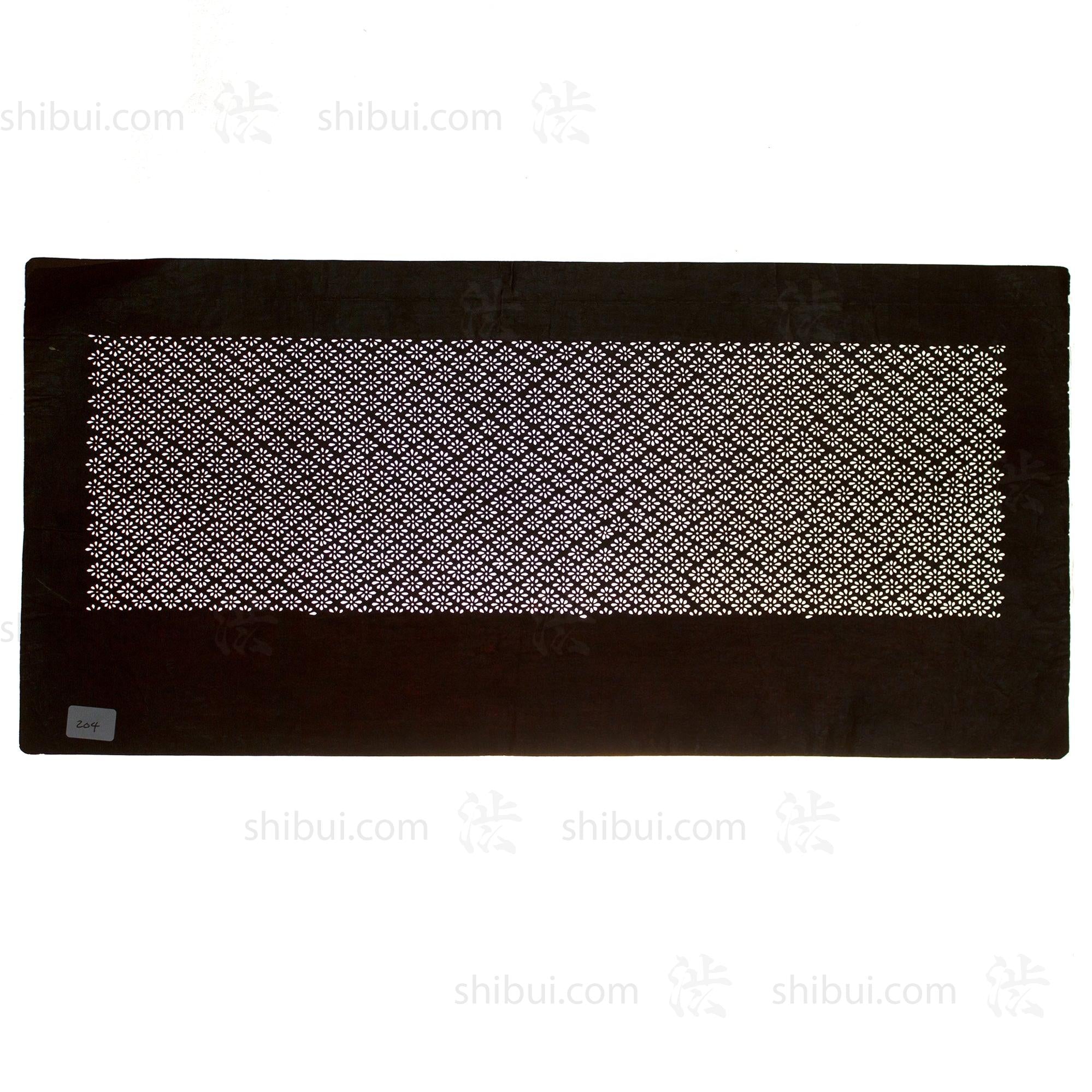 Katagami Japanese Lacquered Paper Stencil