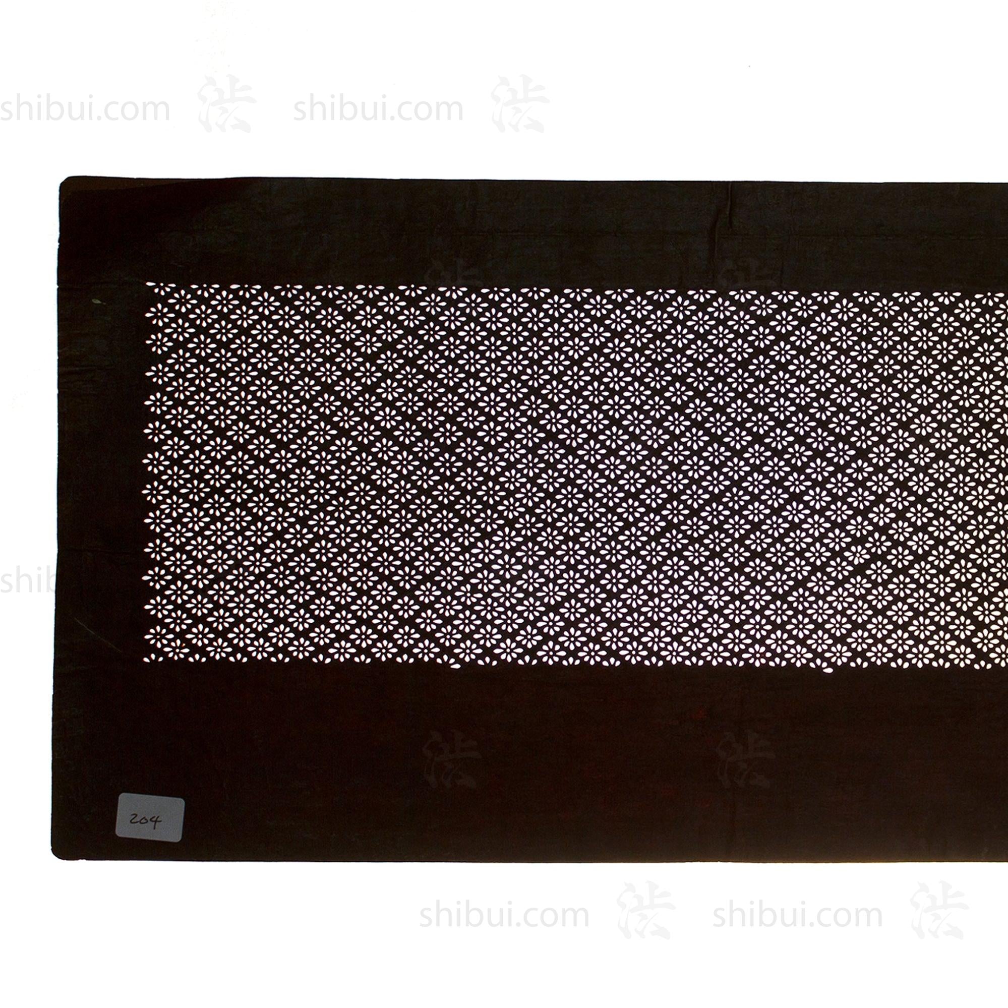 Katagami Japanese Lacquered Paper Stencil