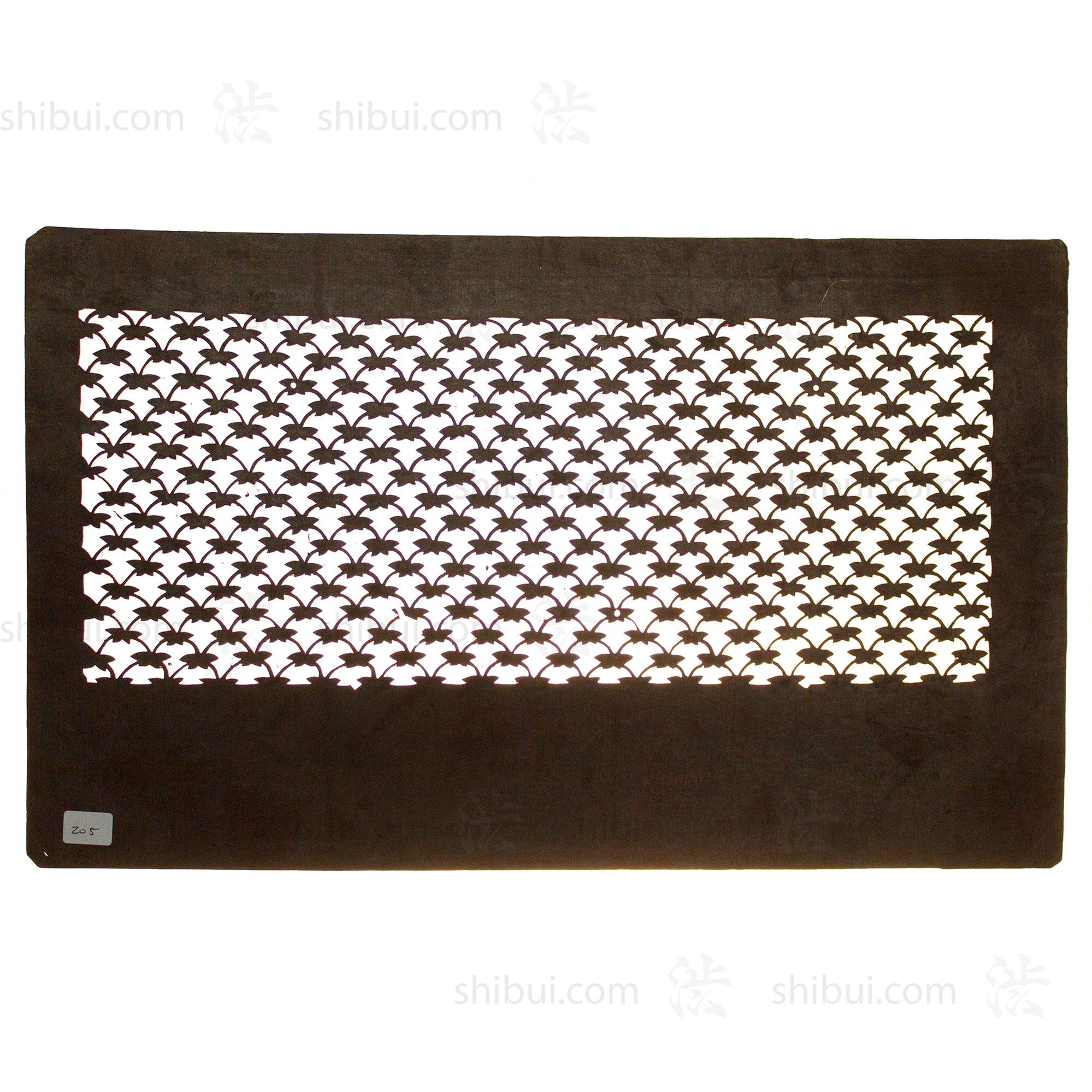 Katagami Japanese Lacquered Paper Stencil