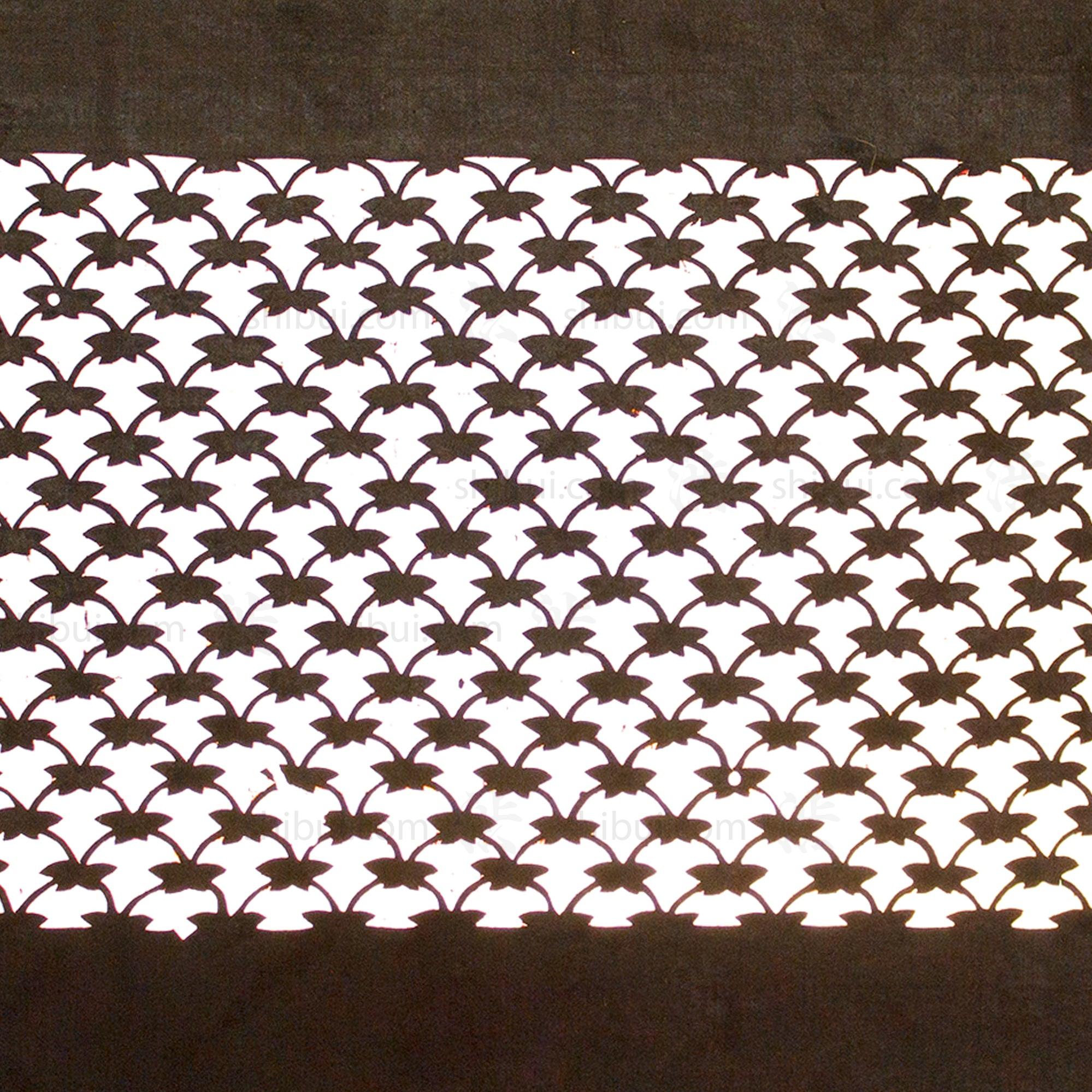 Katagami Japanese Lacquered Paper Stencil