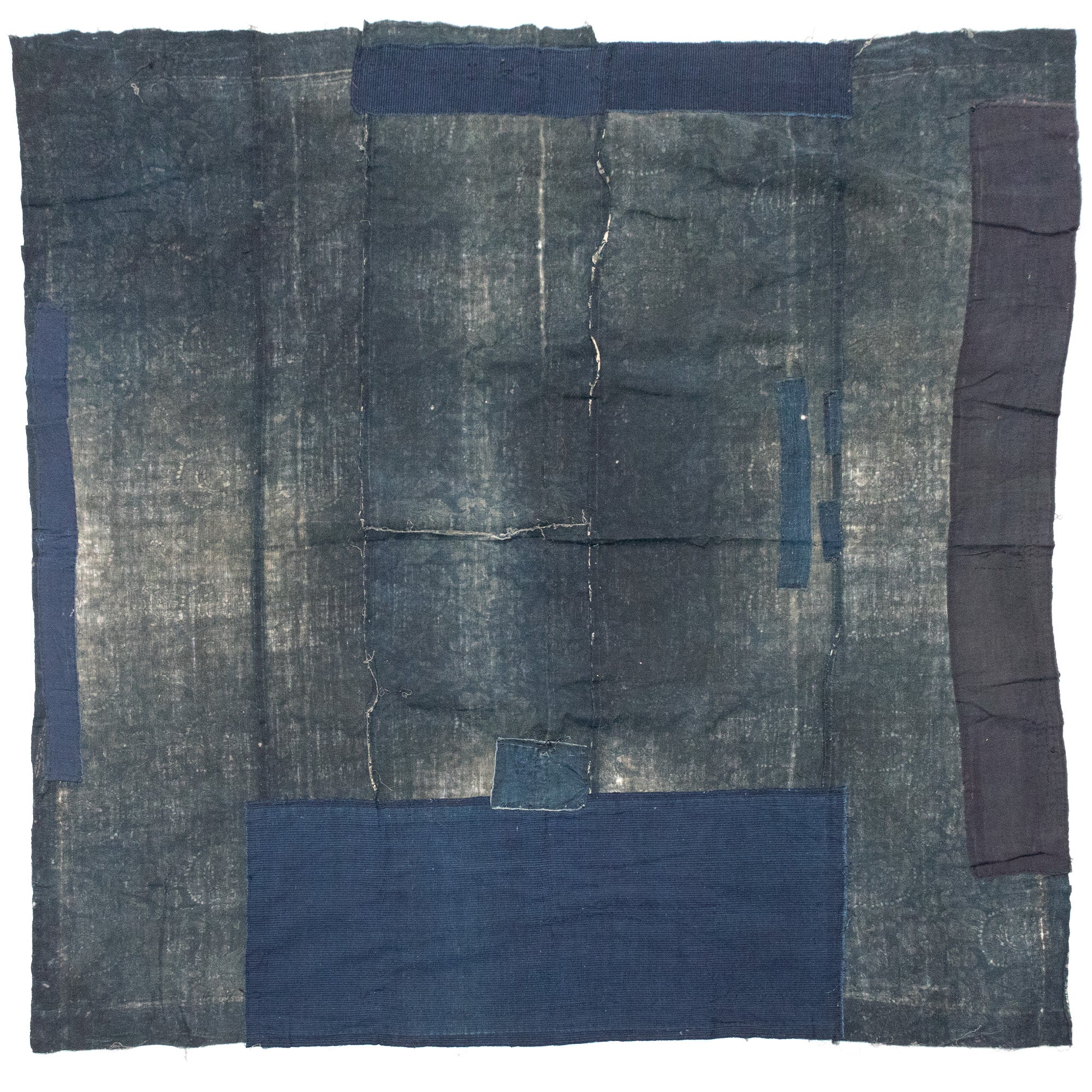 Multicolor Katazome Futonji -Japanese Indigo Futon Cover