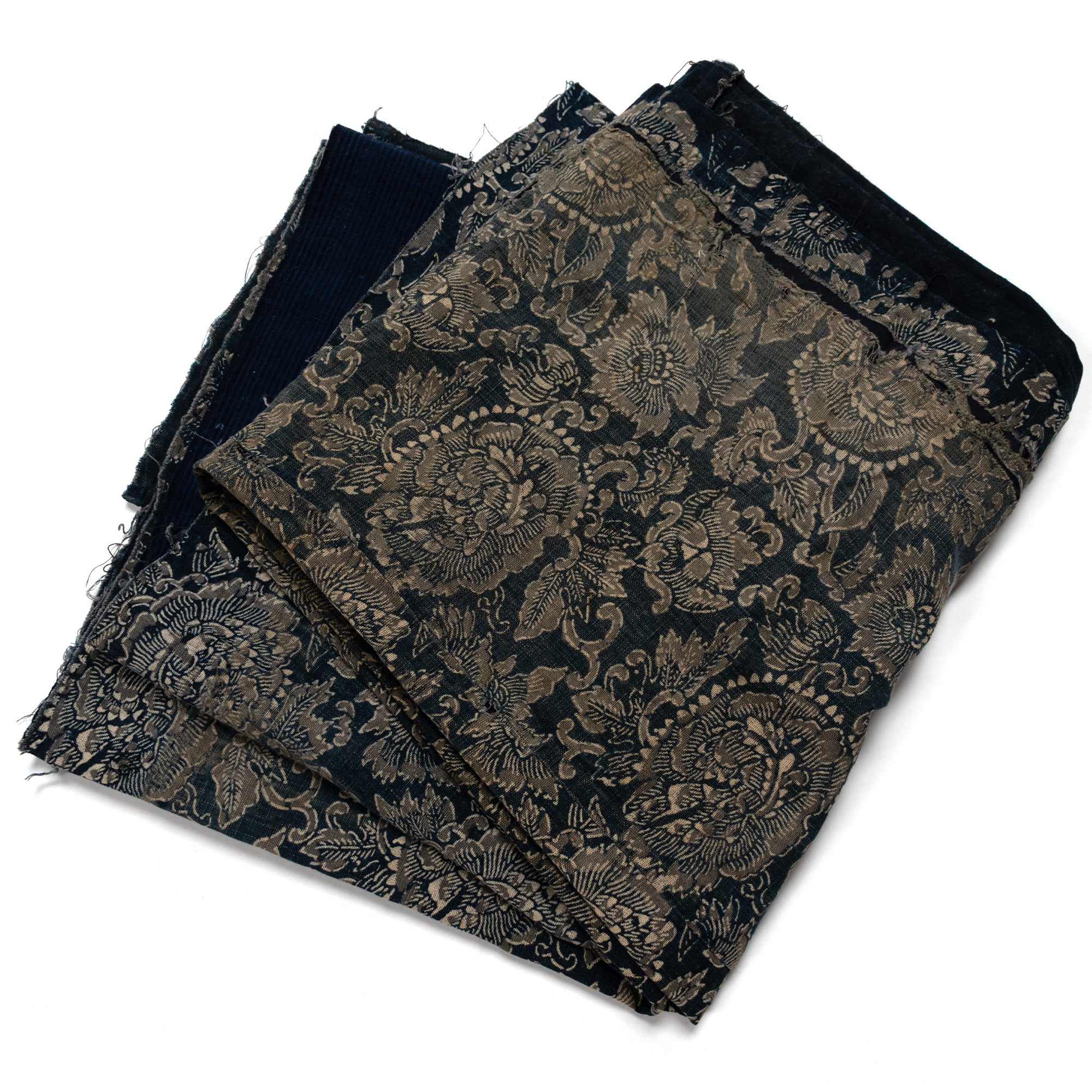 Multicolor Katazome Futonji -Japanese Indigo Futon Cover