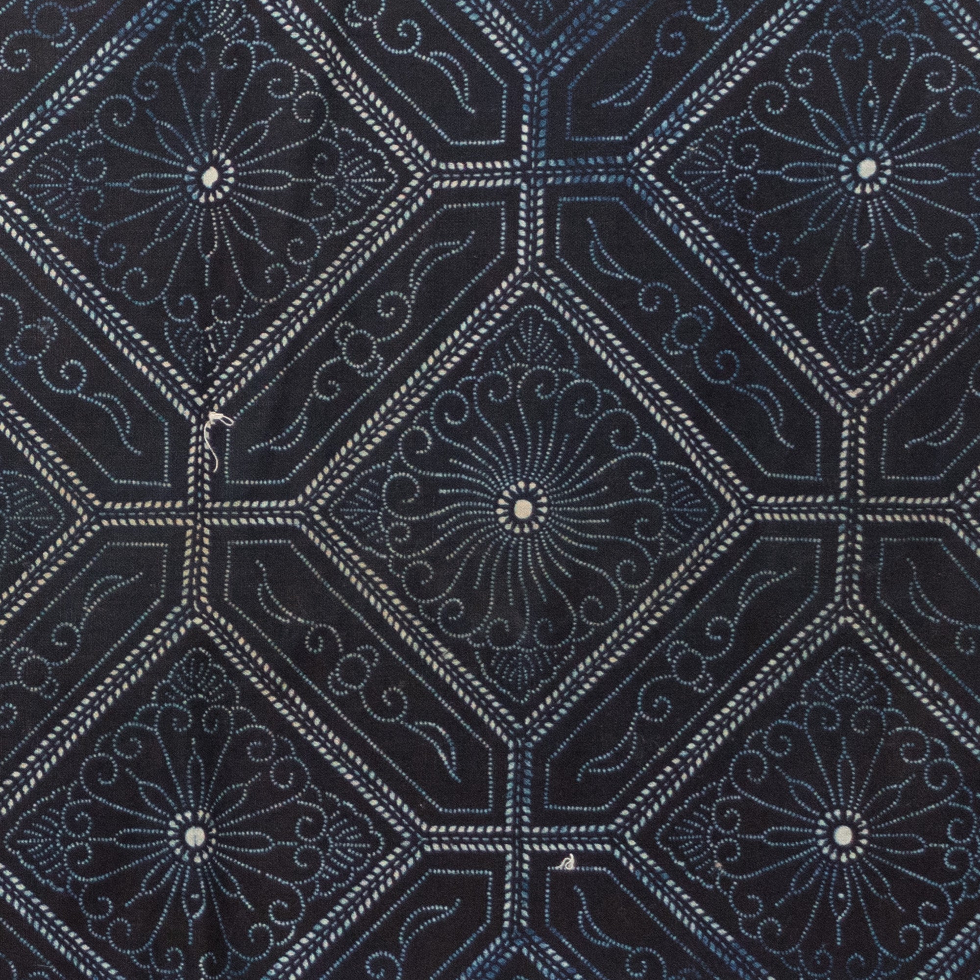 Japanese Katazome Textile Fragment