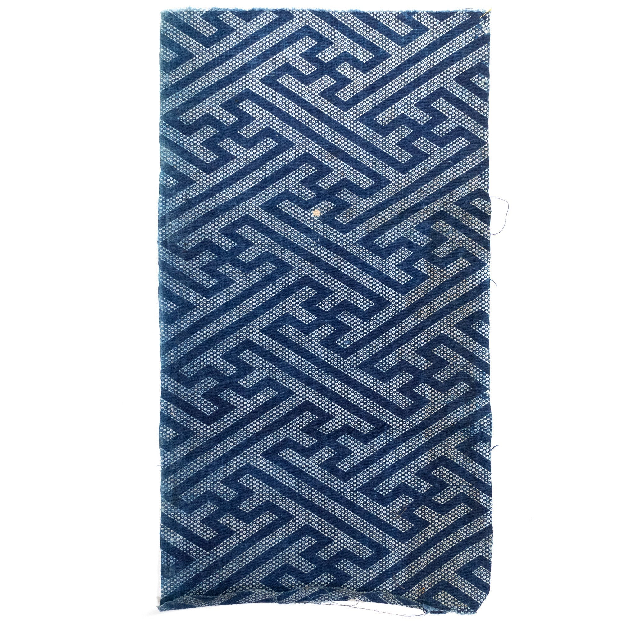 Japanese Katazome Textile Fragment