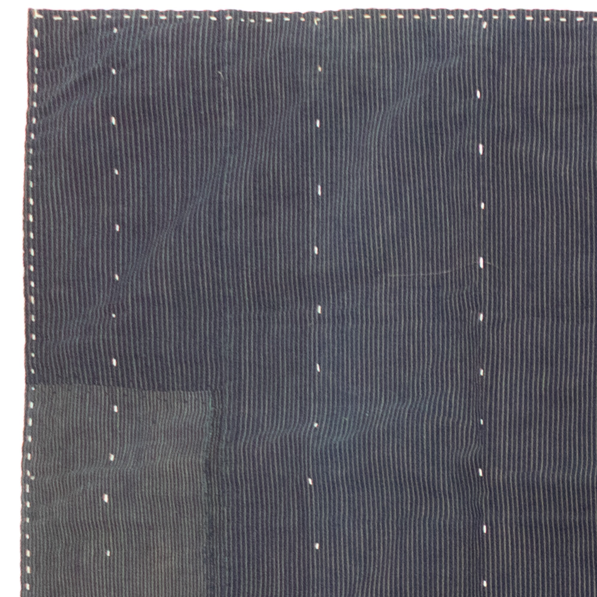 Katazome & Shima Blanket | Japanese Stencil Resisted Indigo Dyed Cotton