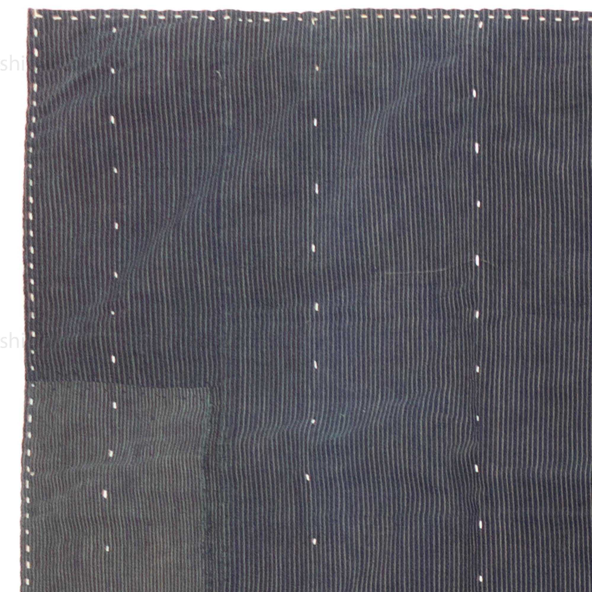 Katazome & Shima Blanket | Japanese Stencil Resisted Indigo Dyed Cotton