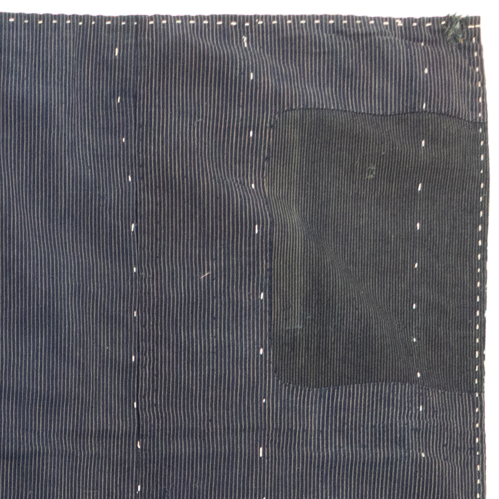 Katazome & Shima Blanket | Japanese Stencil Resisted Indigo Dyed Cotton