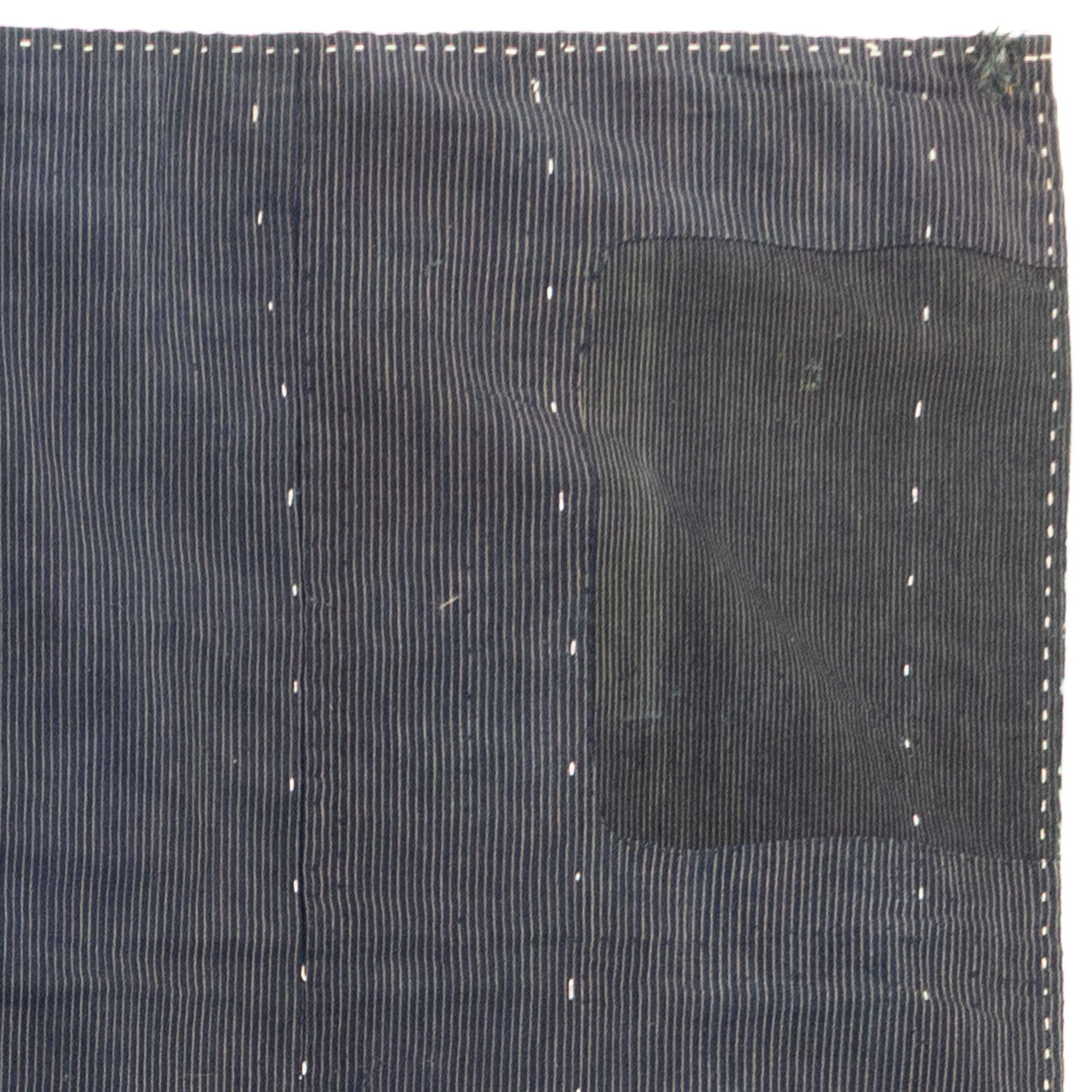 Katazome & Shima Blanket | Japanese Stencil Resisted Indigo Dyed Cotton