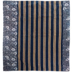 Katazome & Shima Blanket | Japanese Stencil Resisted Indigo Dyed Cotton