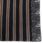 Katazome & Shima Blanket | Japanese Stencil Resisted Indigo Dyed Cotton