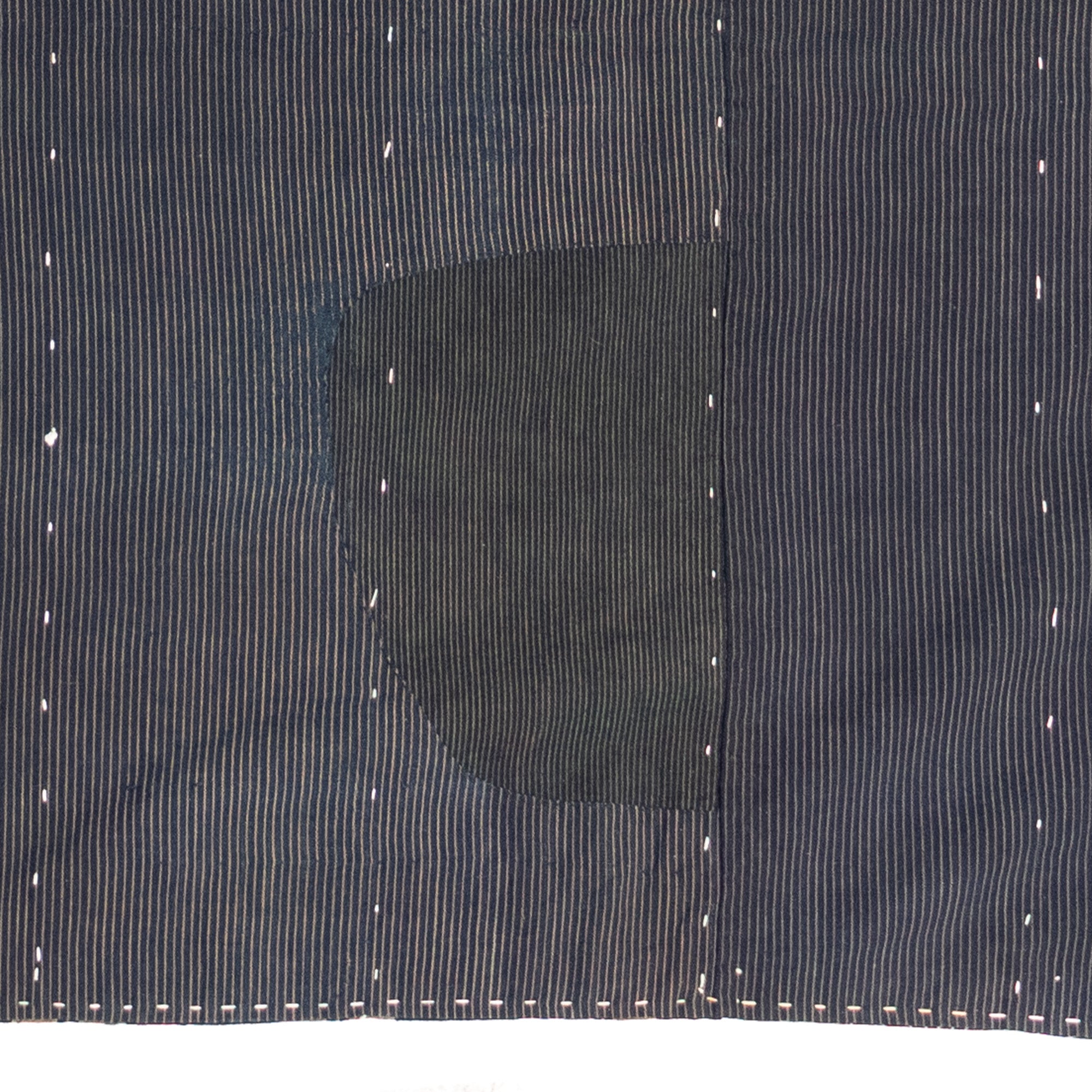 Katazome & Shima Blanket | Japanese Stencil Resisted Indigo Dyed Cotton