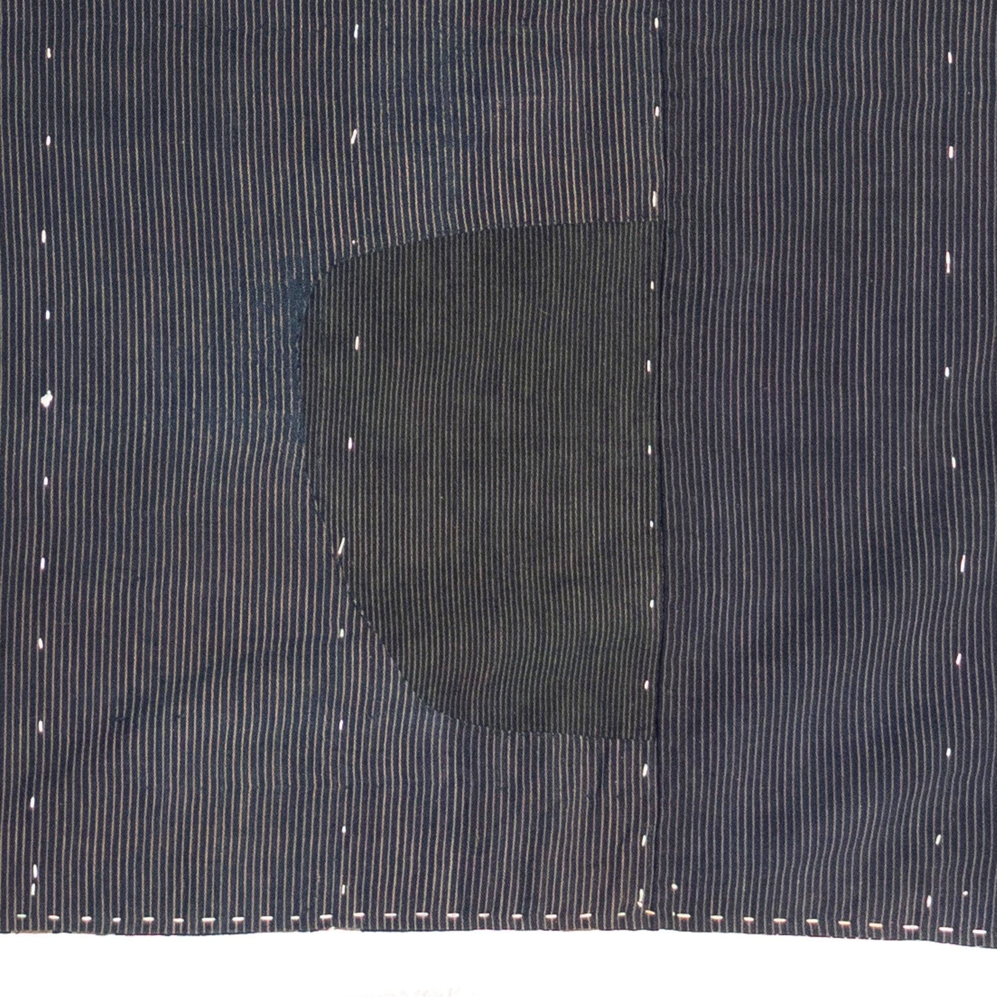 Katazome & Shima Blanket | Japanese Stencil Resisted Indigo Dyed Cotton