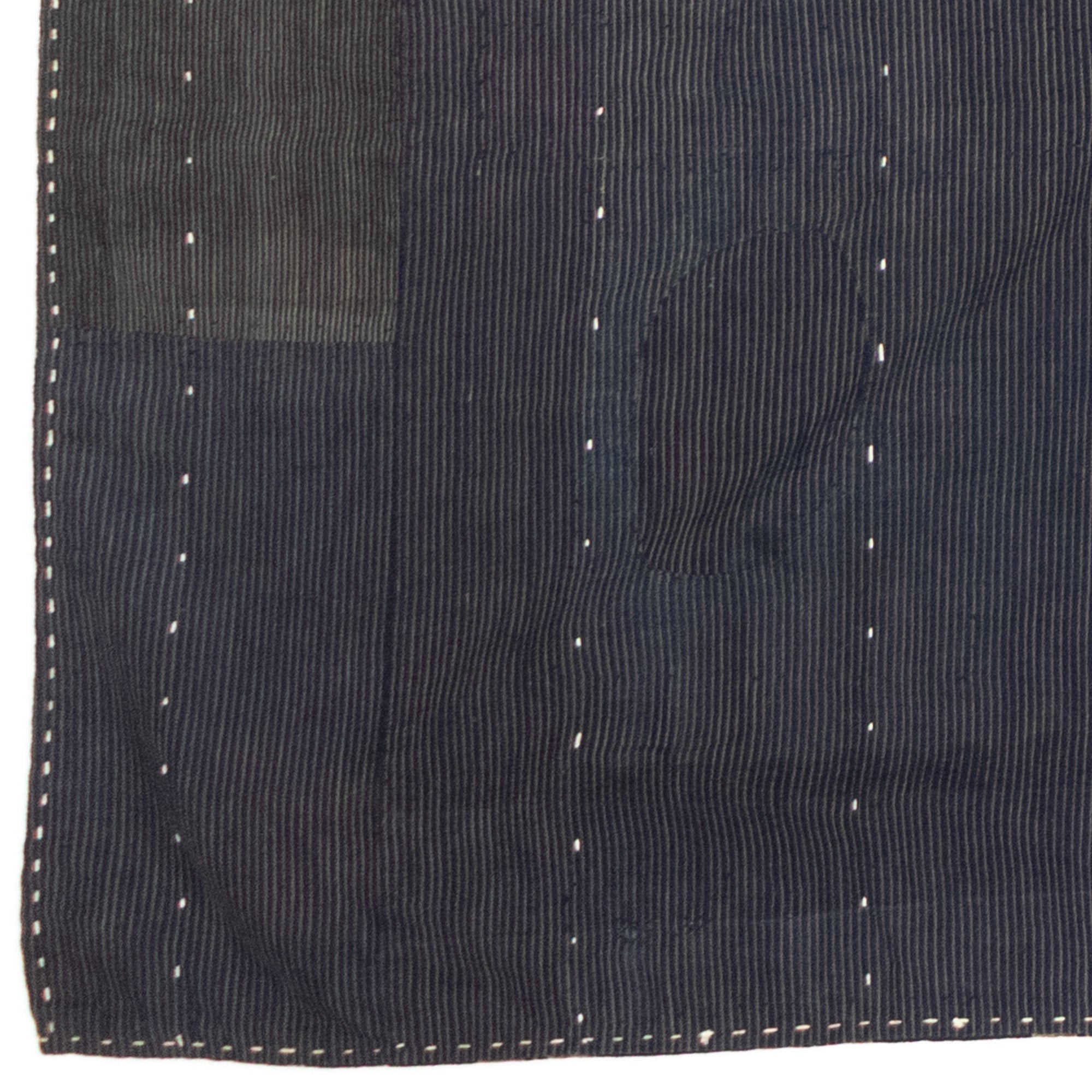 Katazome & Shima Blanket | Japanese Stencil Resisted Indigo Dyed Cotton