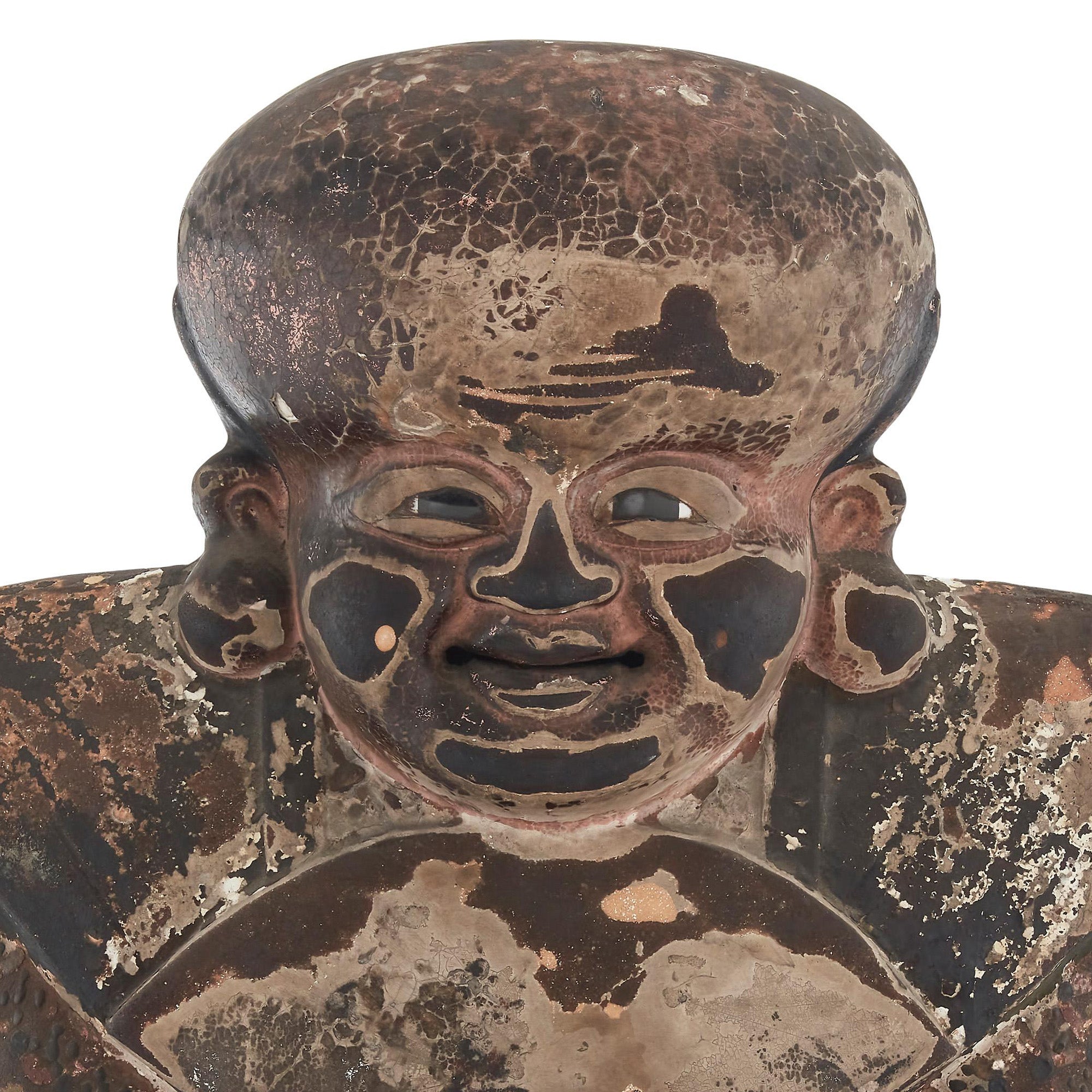 Large 19th Century Fukusuke | Japanese Good Luck Figure