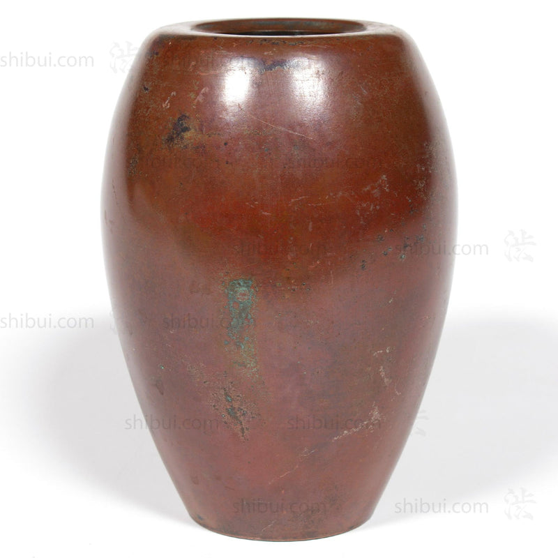 Large Vintage Bronze Flower Vase