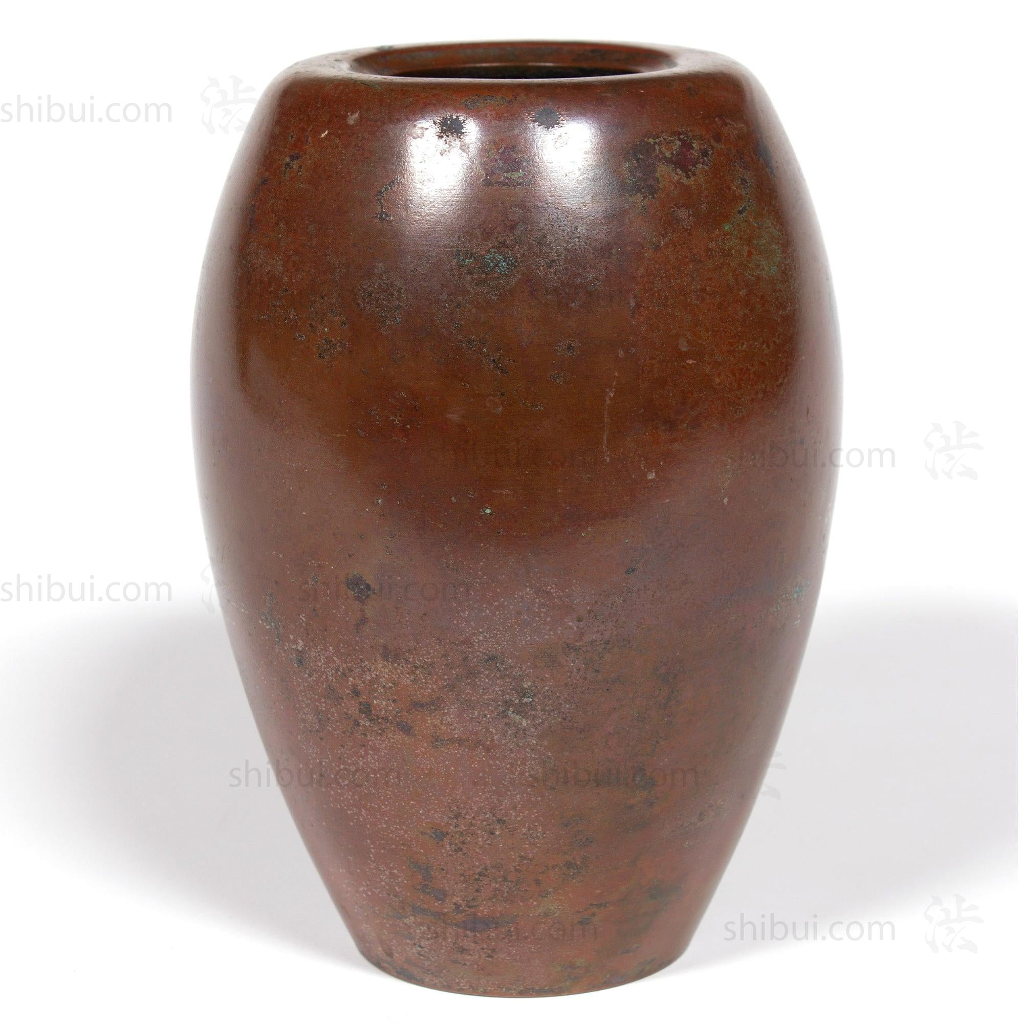 Large Vintage Bronze Flower Vase