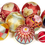 Temari Ball Set of 9 - Traditional Folk Art Toy