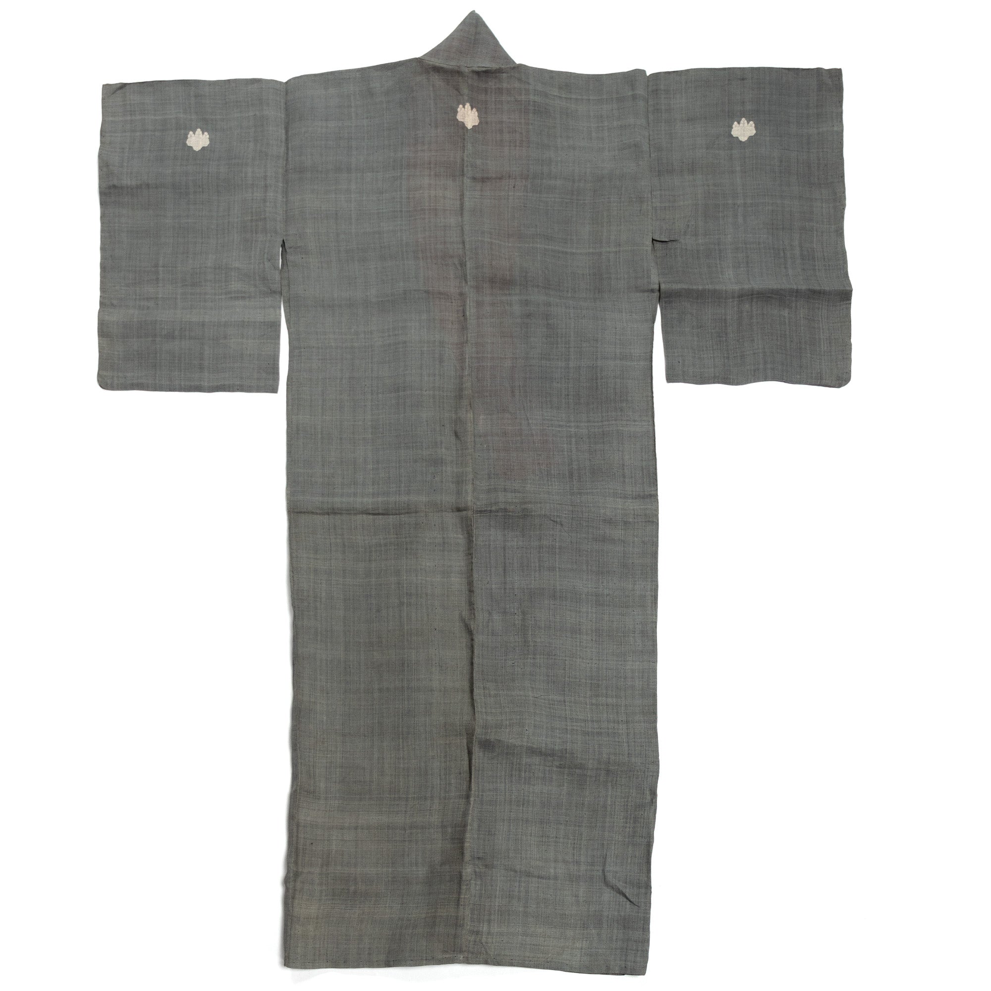 Meiji Era Women's Linen Kimono with Chidori