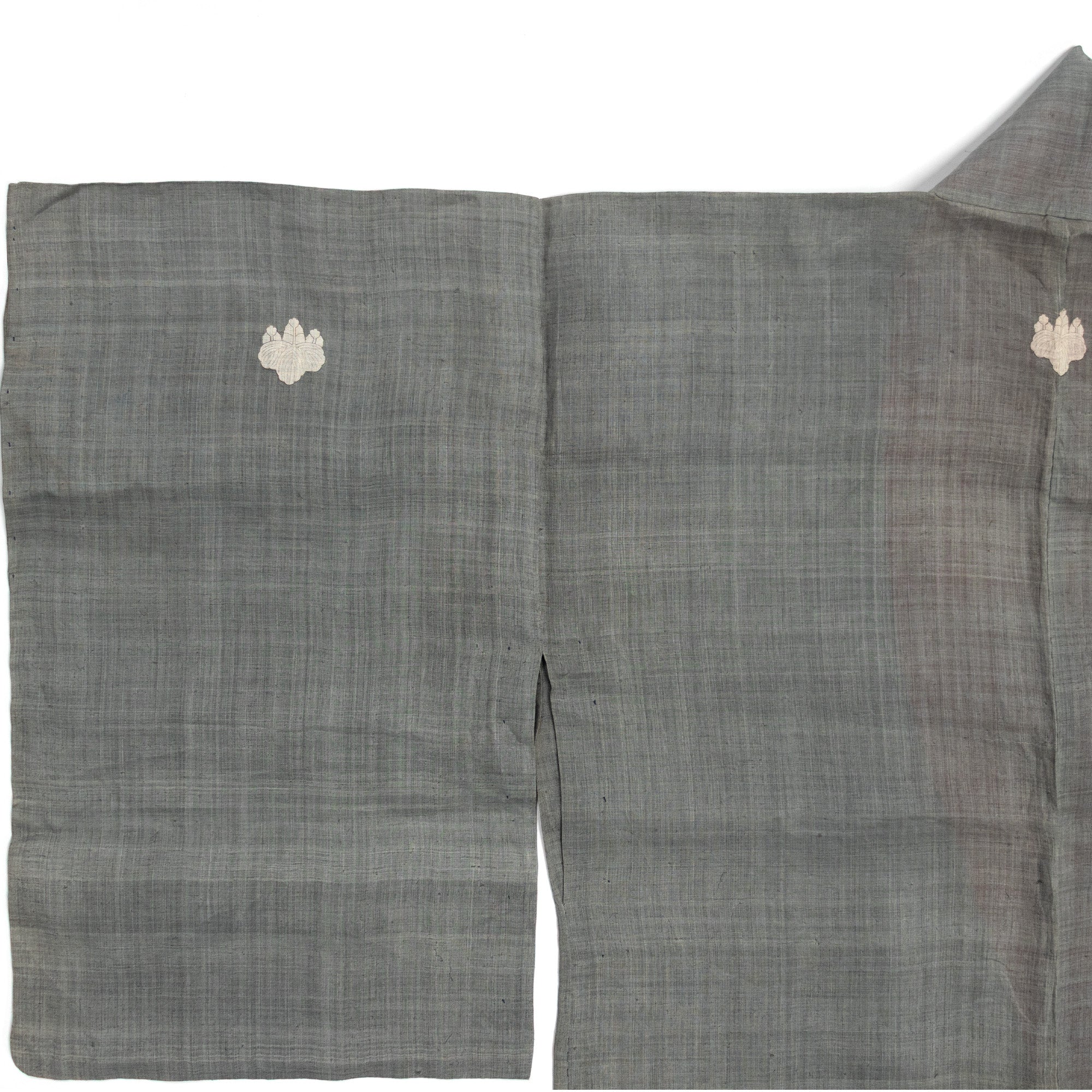 Meiji Era Women's Linen Kimono with Chidori