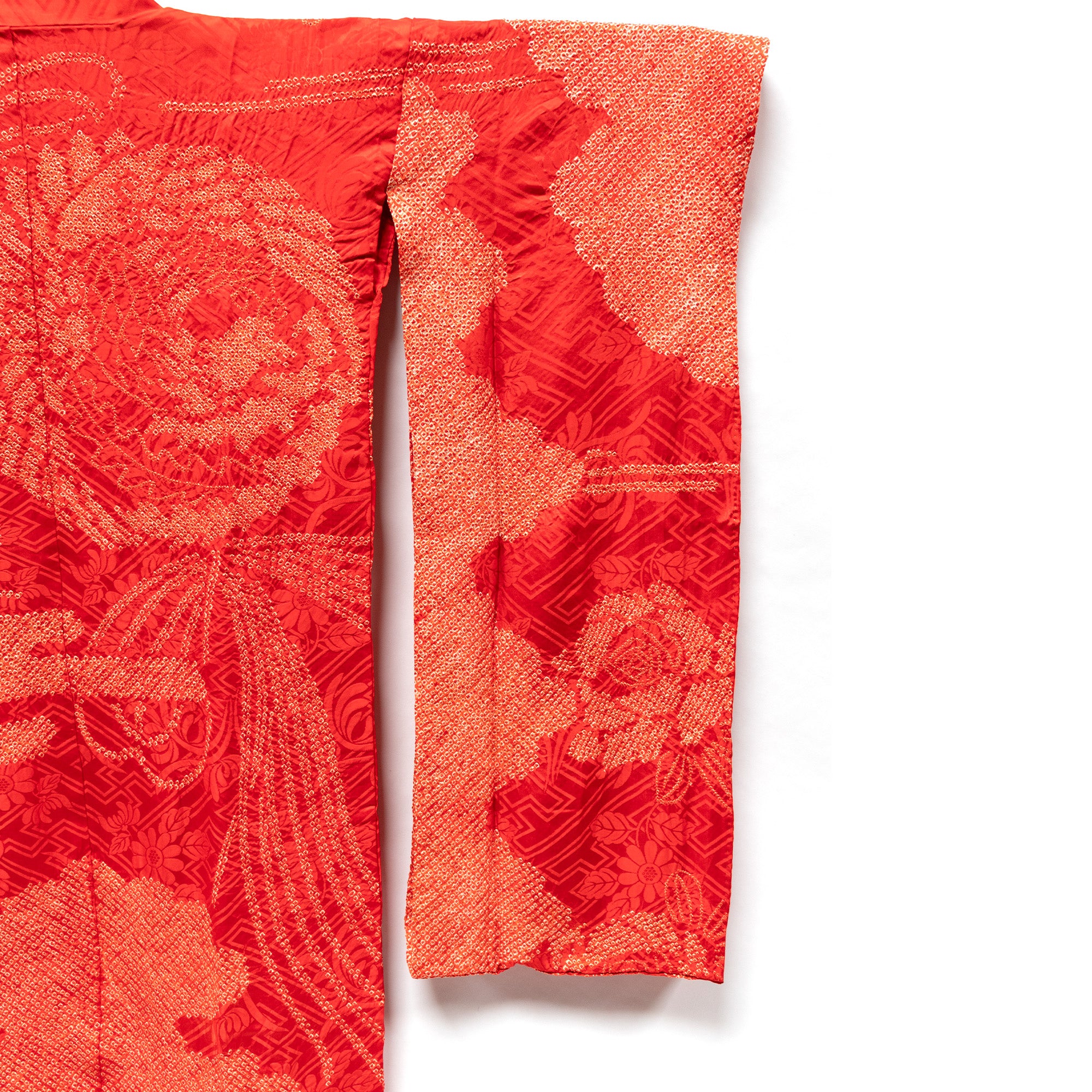 Kyo-Kanoko Shibori Tie Dyed Kimono