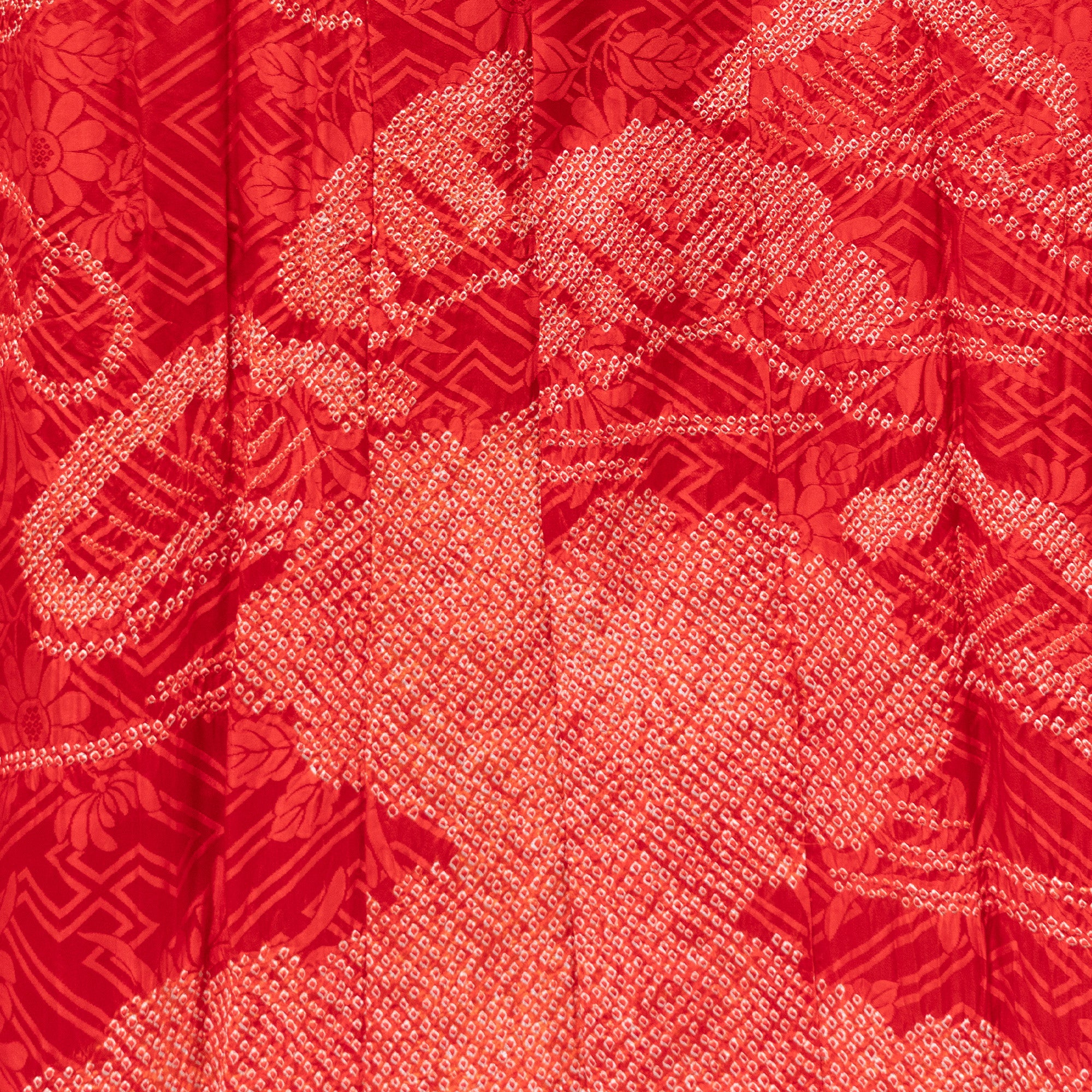 Kyo-Kanoko Shibori Tie Dyed Kimono
