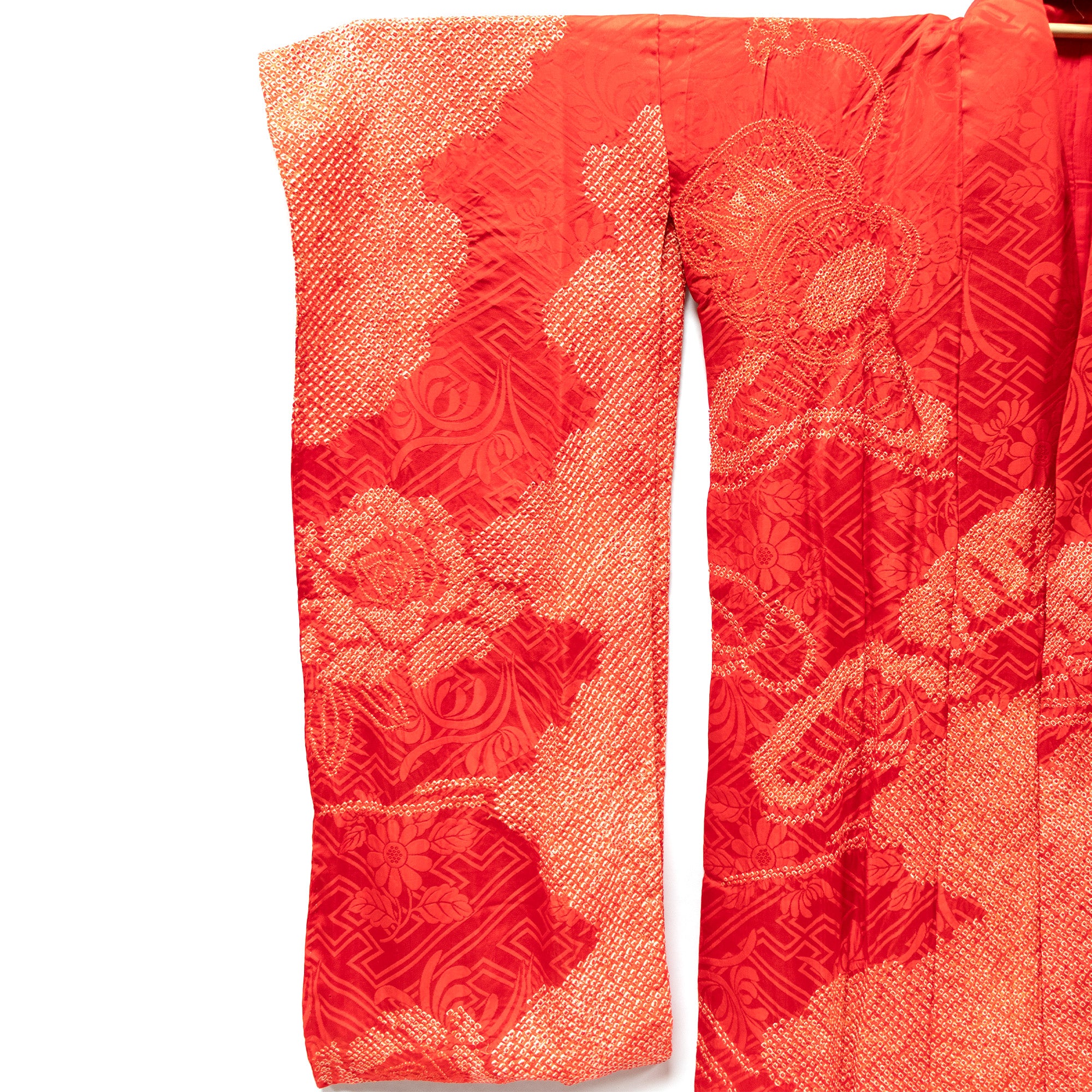 Kyo-Kanoko Shibori Tie Dyed Kimono
