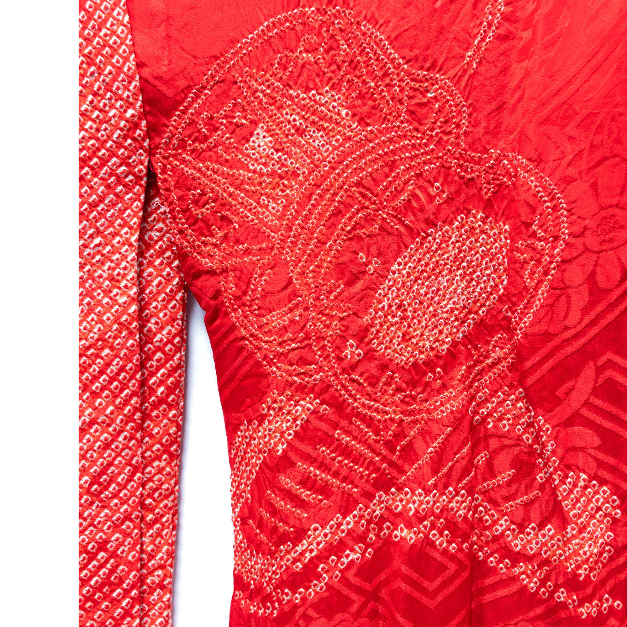 Kyo-Kanoko Shibori Tie Dyed Kimono