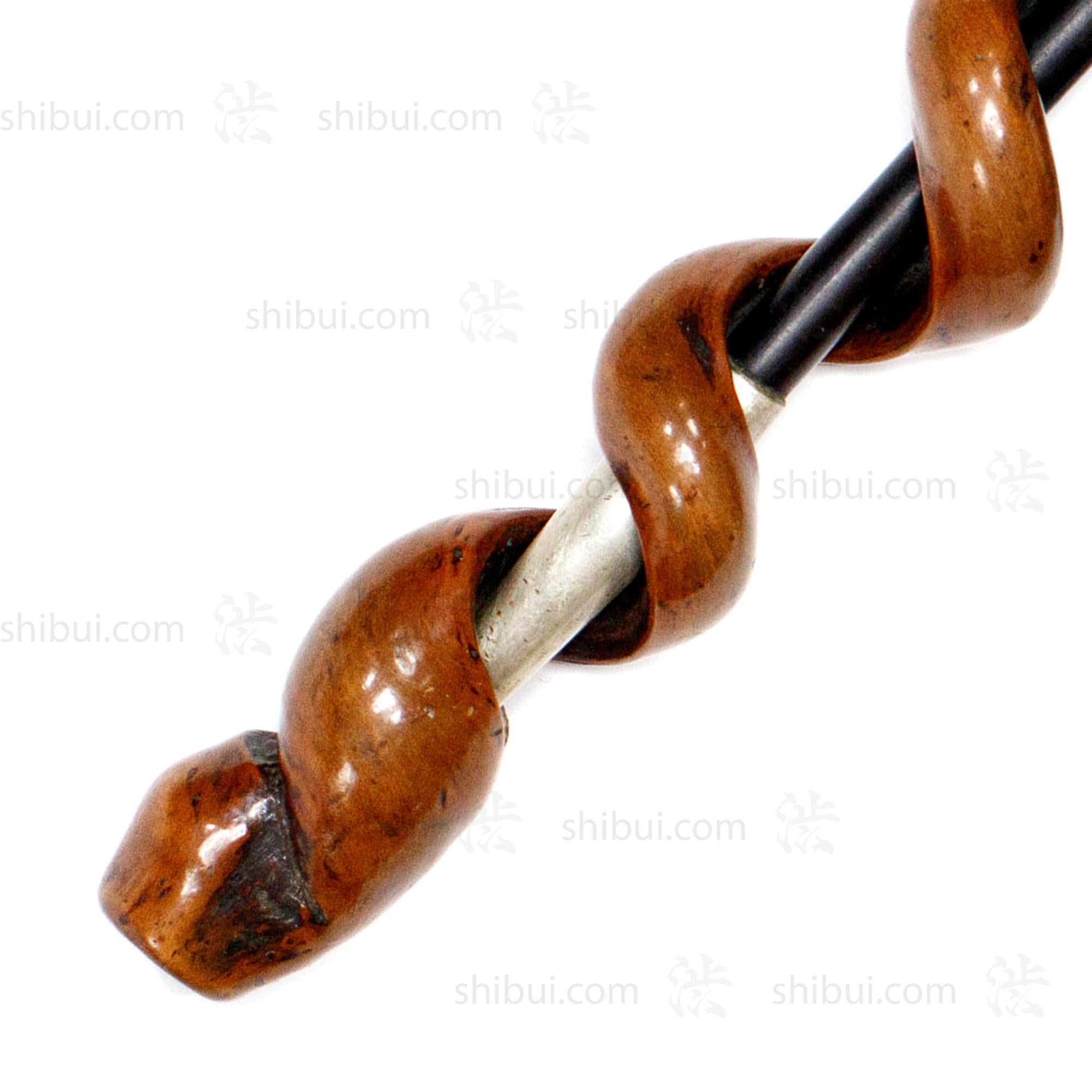 Antique Japanese Tonkotsu Pouch and Kiseru Pipe